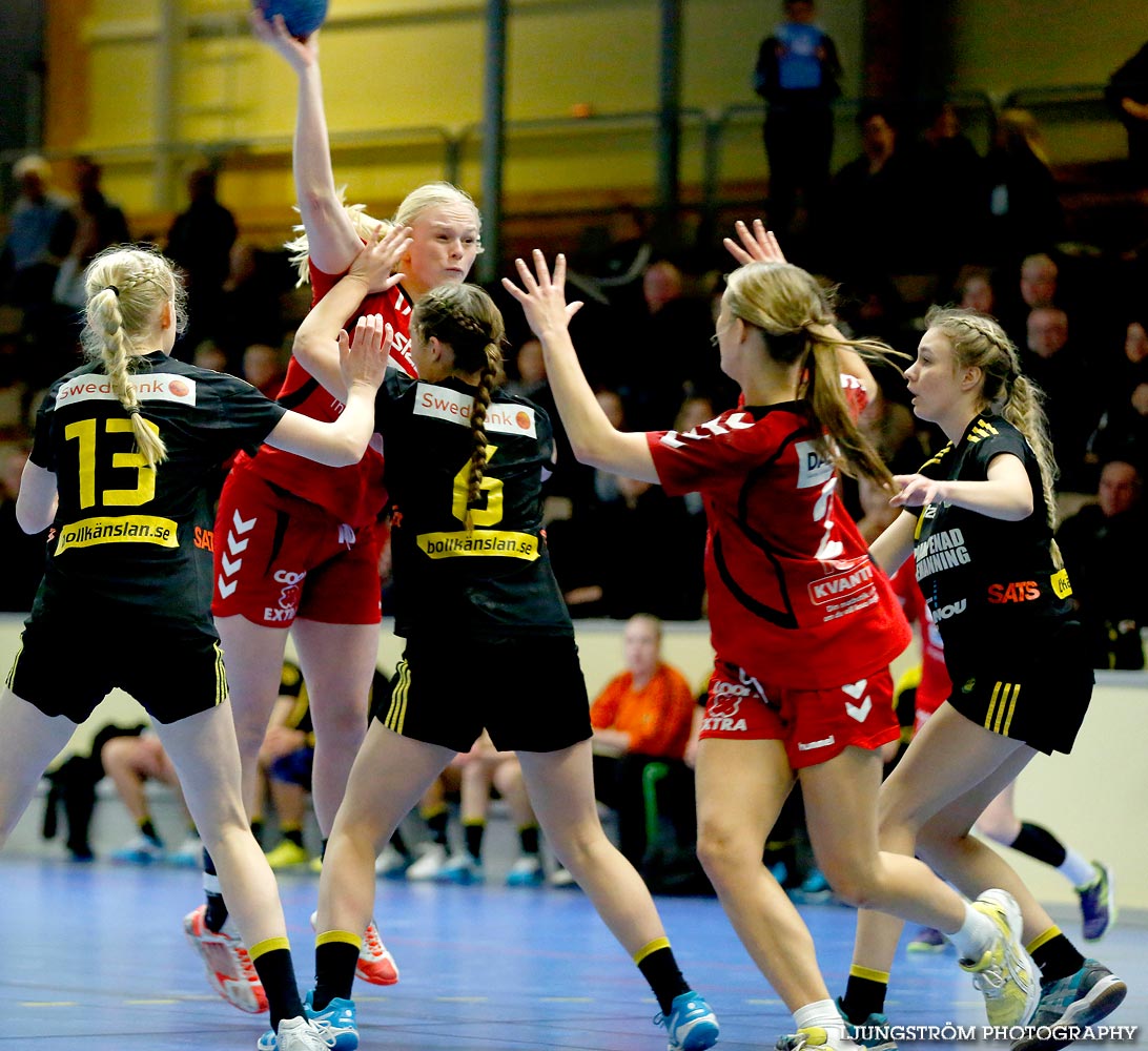 Ungdoms-SM Steg 3 Flickor A Skövde HF-HK S-hof 31-15,dam,Skövde Idrottshall,Skövde,Sverige,Handboll,,2015,102366