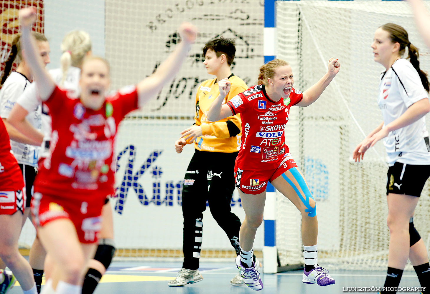 Skövde HF-Lugi HF 1/4-final 1 21-23,dam,Arena Skövde,Skövde,Sverige,Handboll,,2015,135474