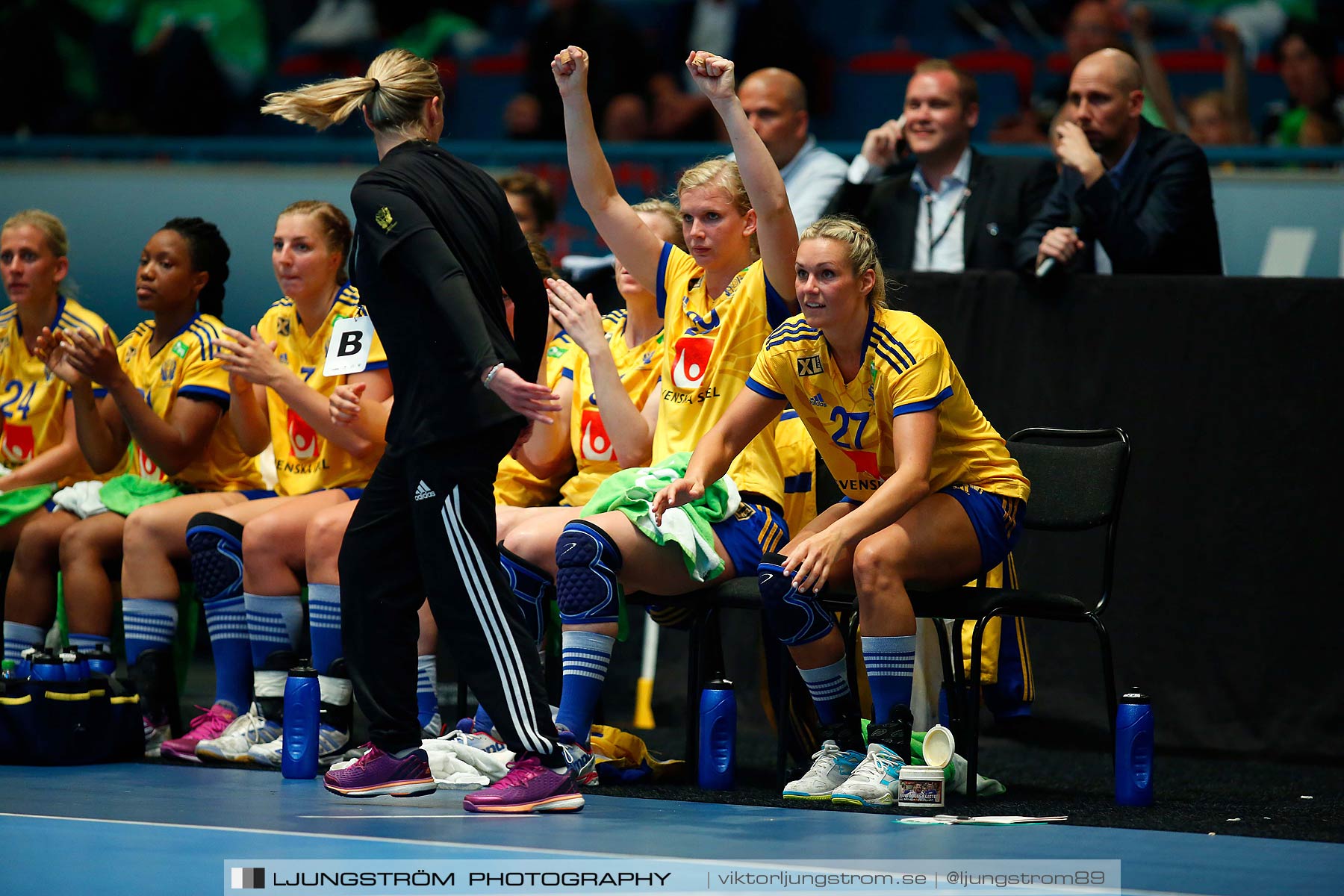 VM-kval Sverige-Kroatien 27-21,dam,Hovet,Stockholm,Sverige,Handboll,,2015,154436