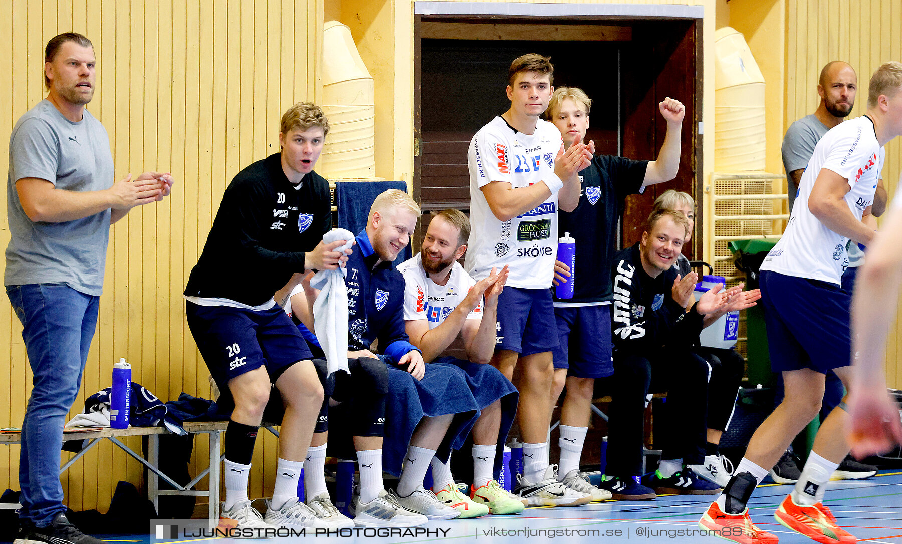 Träningsmatch IFK Skövde HK-Halden Topphåndball 28-25,herr,Arena Skövde,Skövde,Sverige,Handboll,,2023,313769