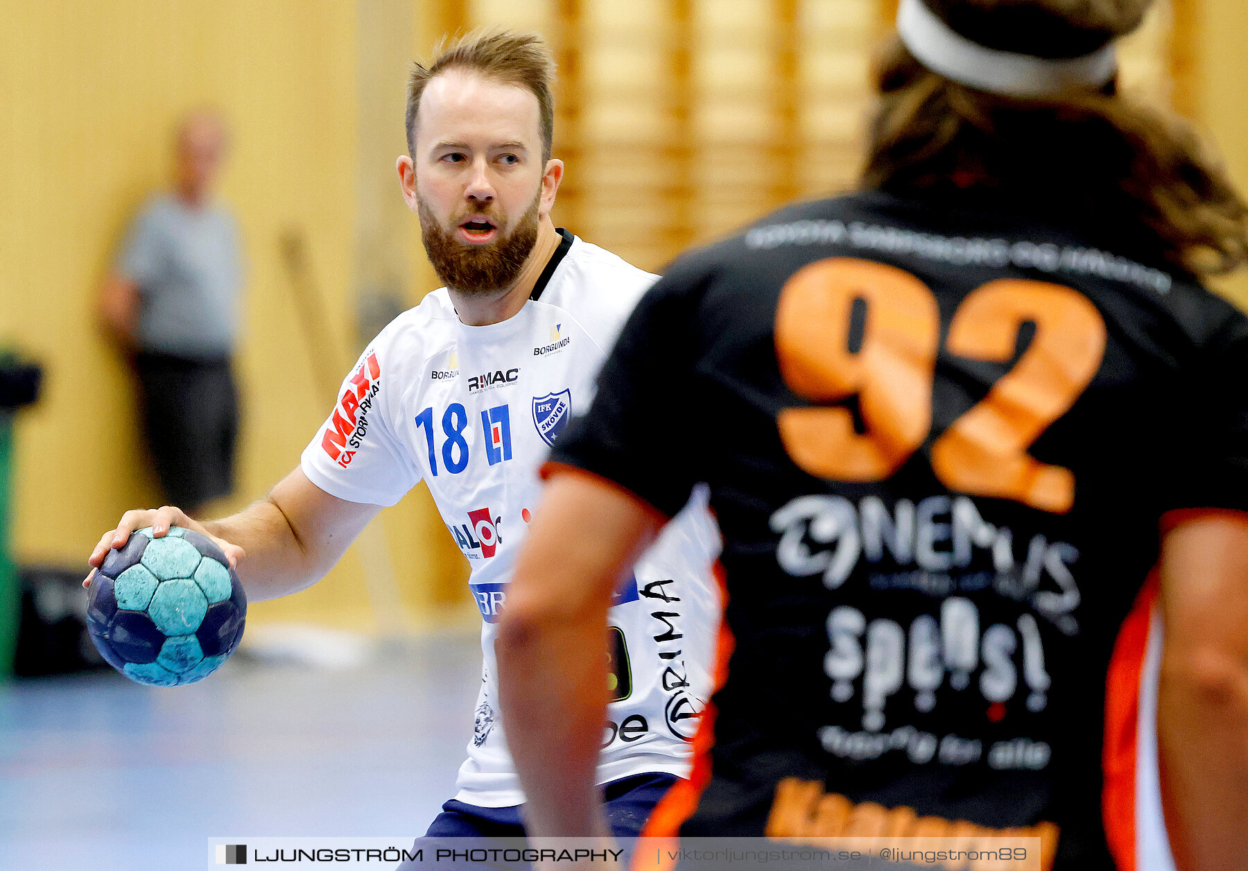 Träningsmatch IFK Skövde HK-Halden Topphåndball 28-25,herr,Arena Skövde,Skövde,Sverige,Handboll,,2023,313807