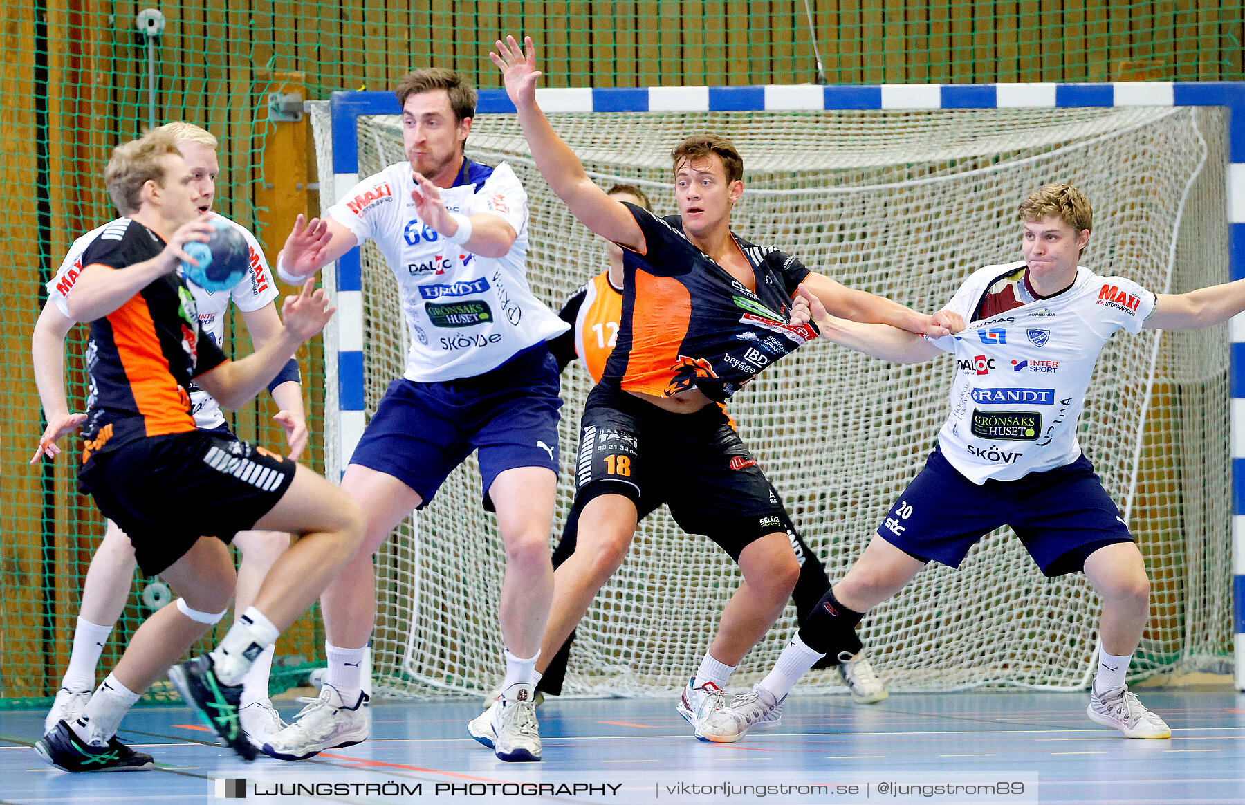 Träningsmatch IFK Skövde HK-Halden Topphåndball 28-25,herr,Arena Skövde,Skövde,Sverige,Handboll,,2023,313850