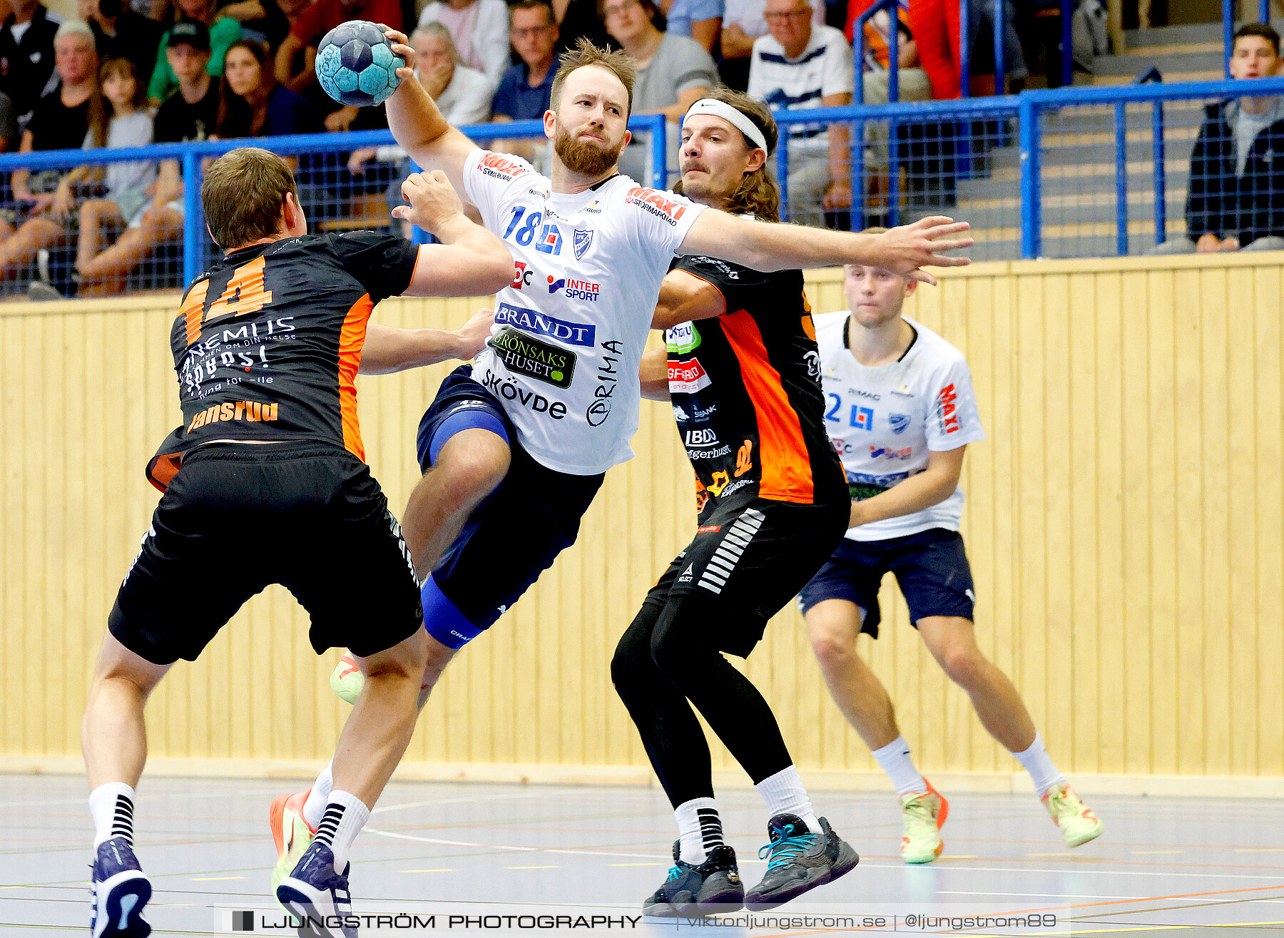 Träningsmatch IFK Skövde HK-Halden Topphåndball 28-25,herr,Arena Skövde,Skövde,Sverige,Handboll,,2023,313875