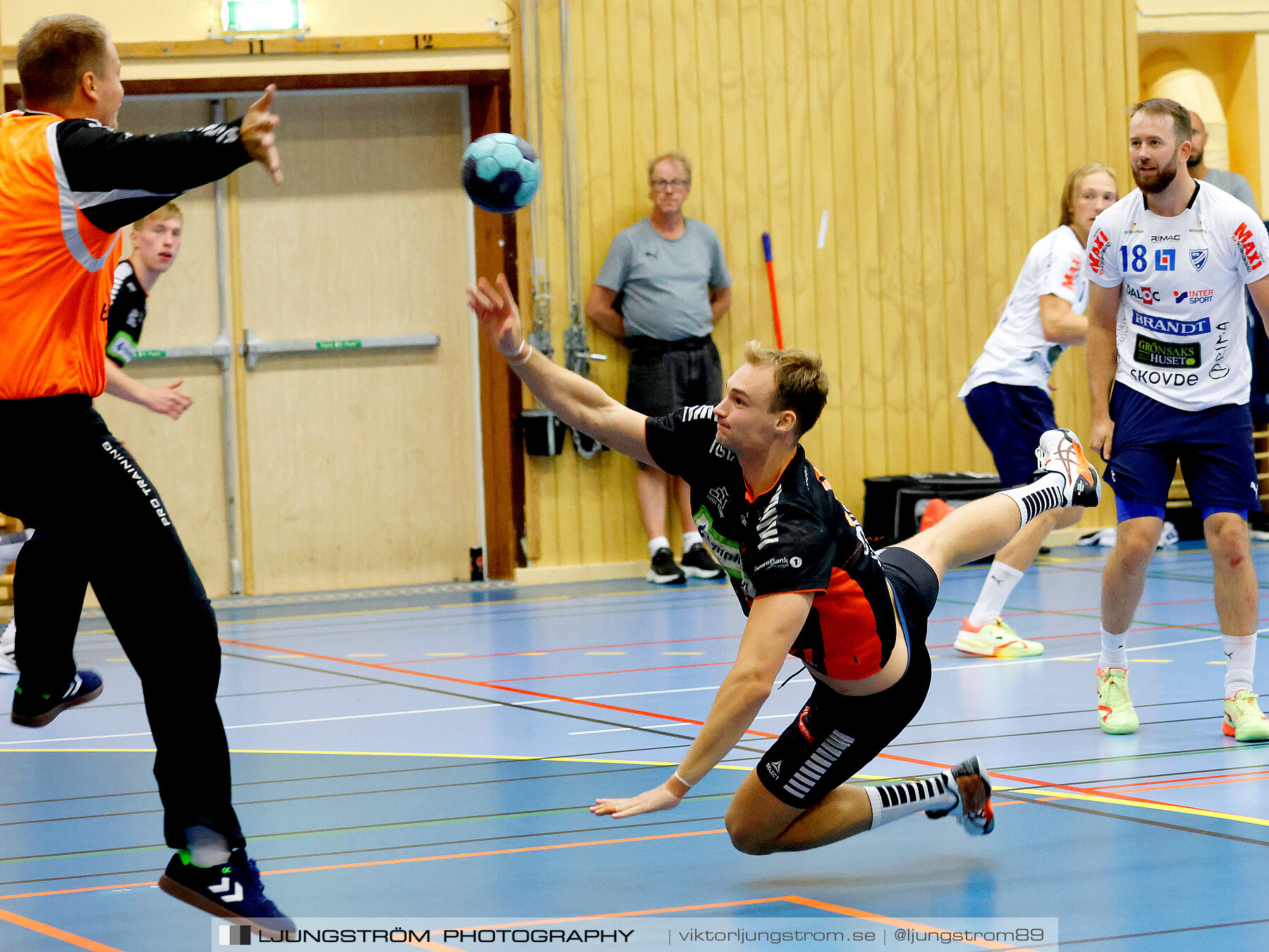 Träningsmatch IFK Skövde HK-Halden Topphåndball 28-25,herr,Arena Skövde,Skövde,Sverige,Handboll,,2023,314076