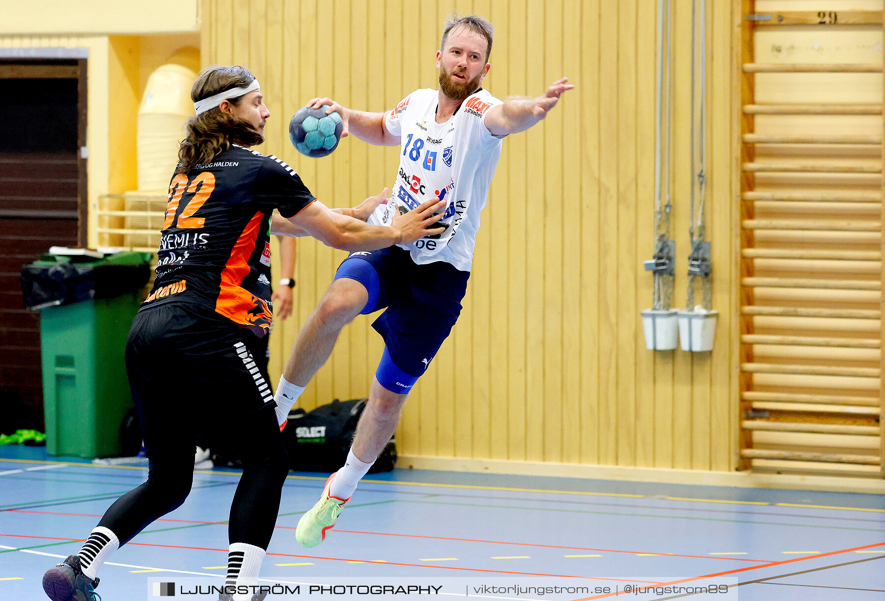 Träningsmatch IFK Skövde HK-Halden Topphåndball 28-25,herr,Arena Skövde,Skövde,Sverige,Handboll,,2023,314154