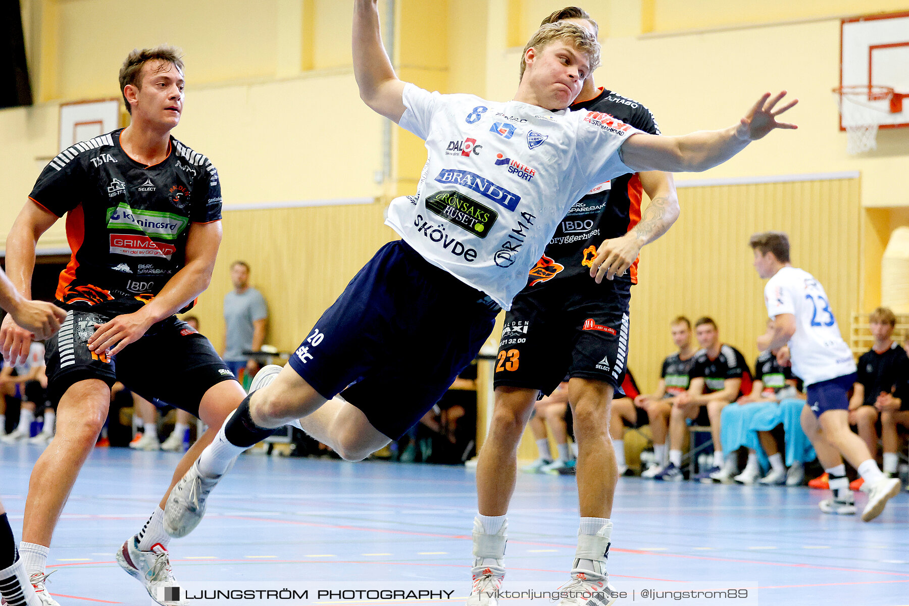 Träningsmatch IFK Skövde HK-Halden Topphåndball 28-25,herr,Arena Skövde,Skövde,Sverige,Handboll,,2023,314180