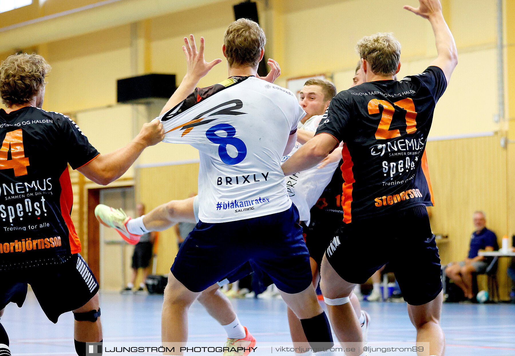 Träningsmatch IFK Skövde HK-Halden Topphåndball 28-25,herr,Arena Skövde,Skövde,Sverige,Handboll,,2023,314199