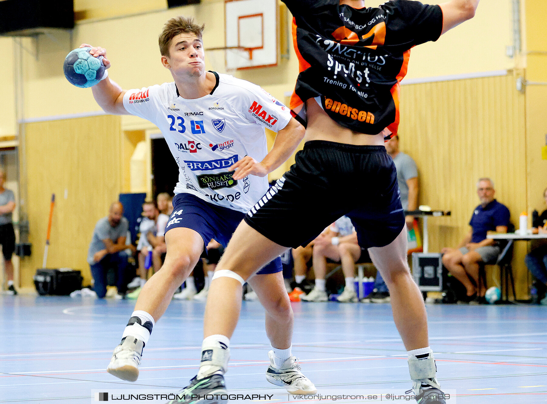 Träningsmatch IFK Skövde HK-Halden Topphåndball 28-25,herr,Arena Skövde,Skövde,Sverige,Handboll,,2023,314210