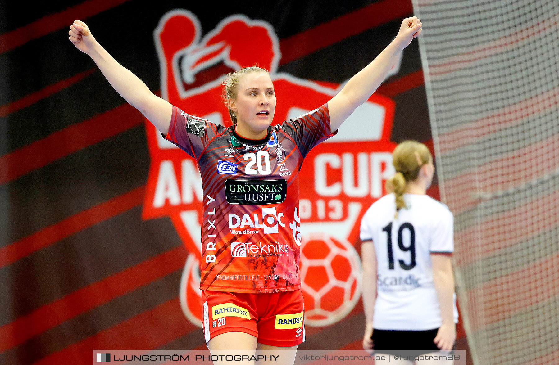 ATG Svenska Cupen 1/8-final 2 Skövde HF-OV Helsingborg HK 34-19,dam,Skövde Idrottshall,Skövde,Sverige,Handboll,,2023,318891