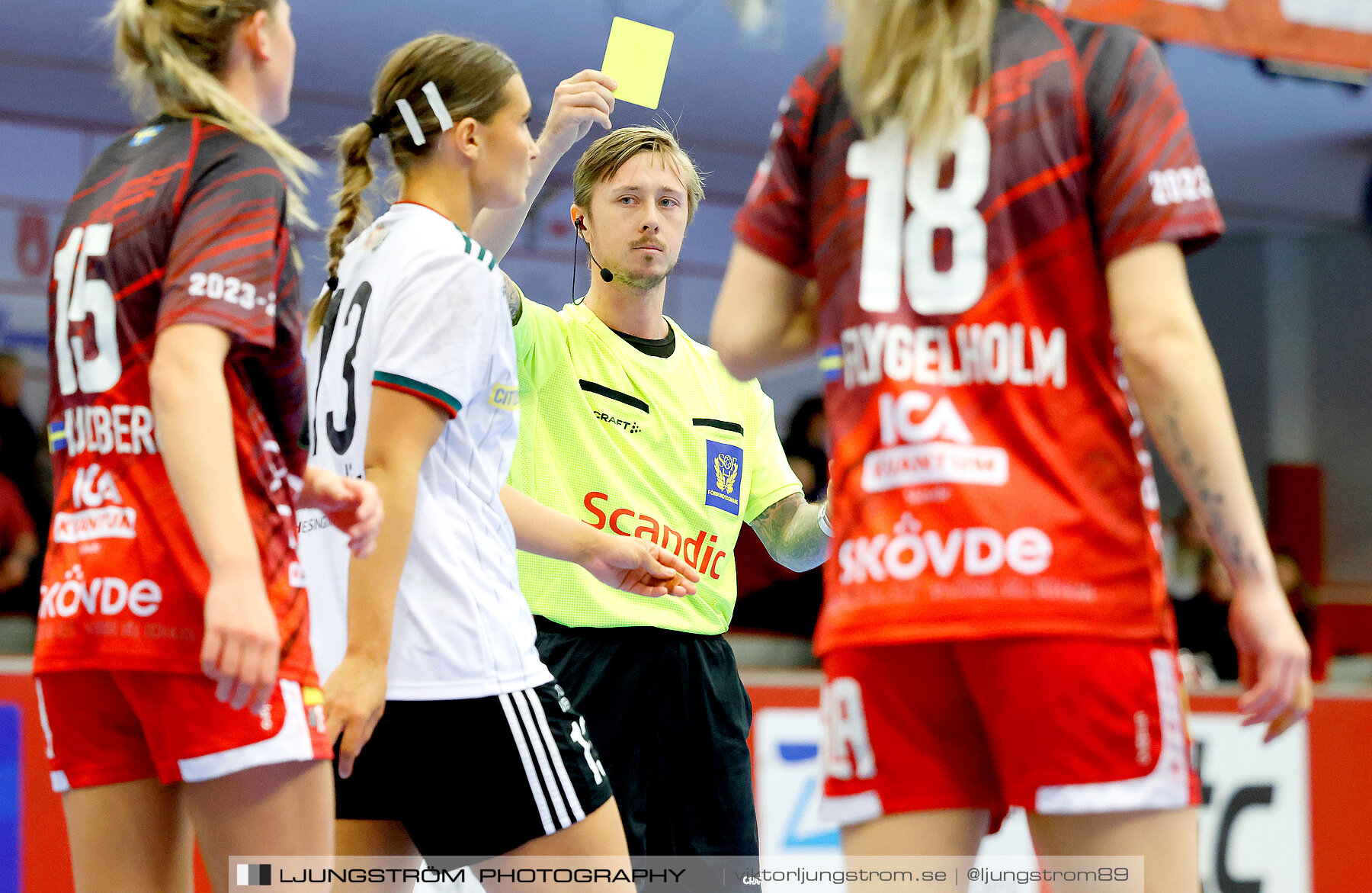 ATG Svenska Cupen 1/8-final 2 Skövde HF-OV Helsingborg HK 34-19,dam,Skövde Idrottshall,Skövde,Sverige,Handboll,,2023,318906