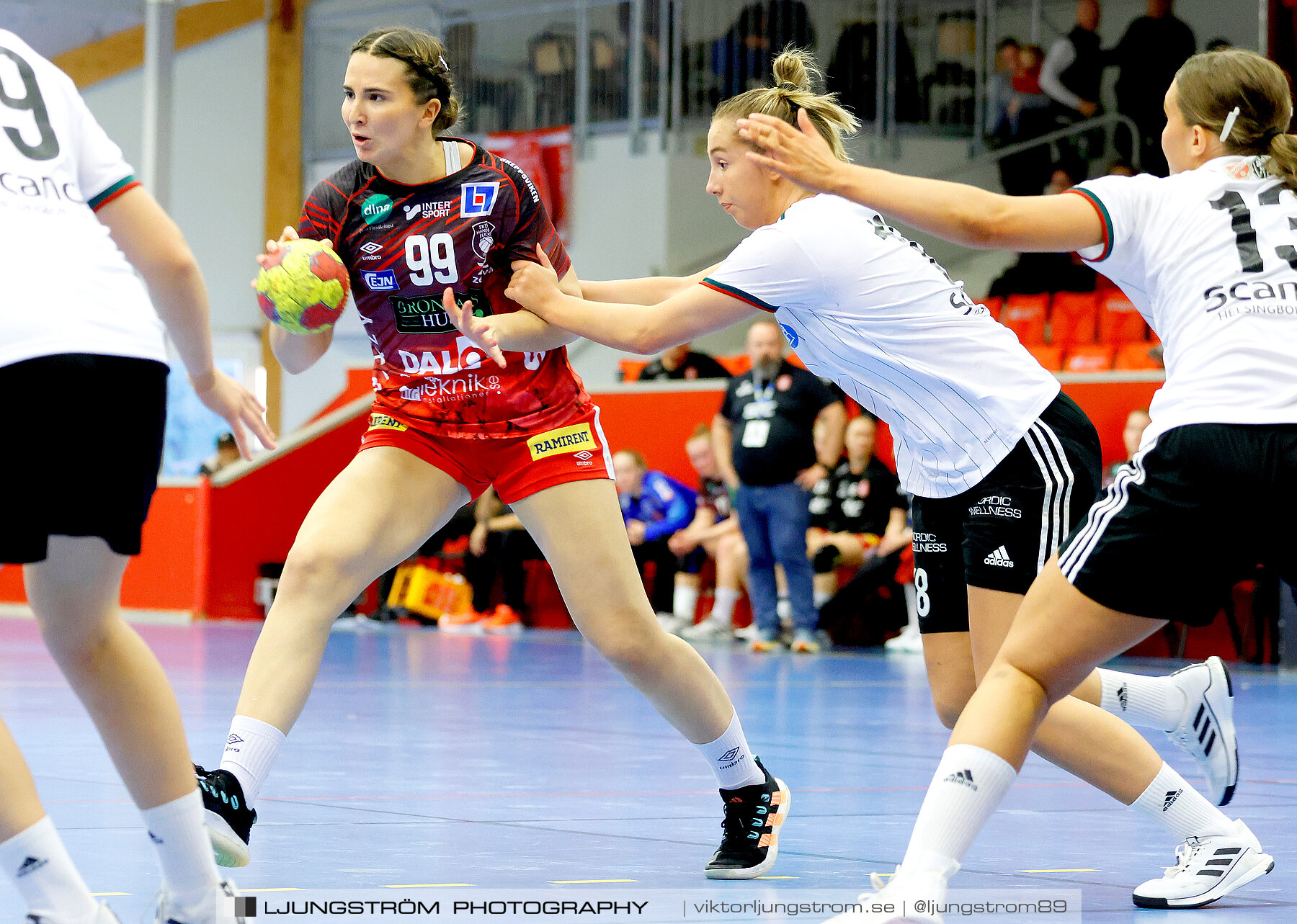 ATG Svenska Cupen 1/8-final 2 Skövde HF-OV Helsingborg HK 34-19,dam,Skövde Idrottshall,Skövde,Sverige,Handboll,,2023,319050