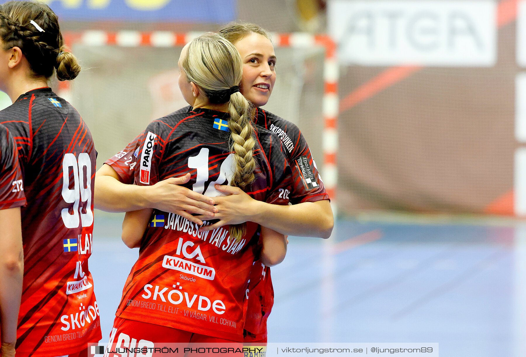 ATG Svenska Cupen 1/8-final 2 Skövde HF-OV Helsingborg HK 34-19,dam,Skövde Idrottshall,Skövde,Sverige,Handboll,,2023,319362