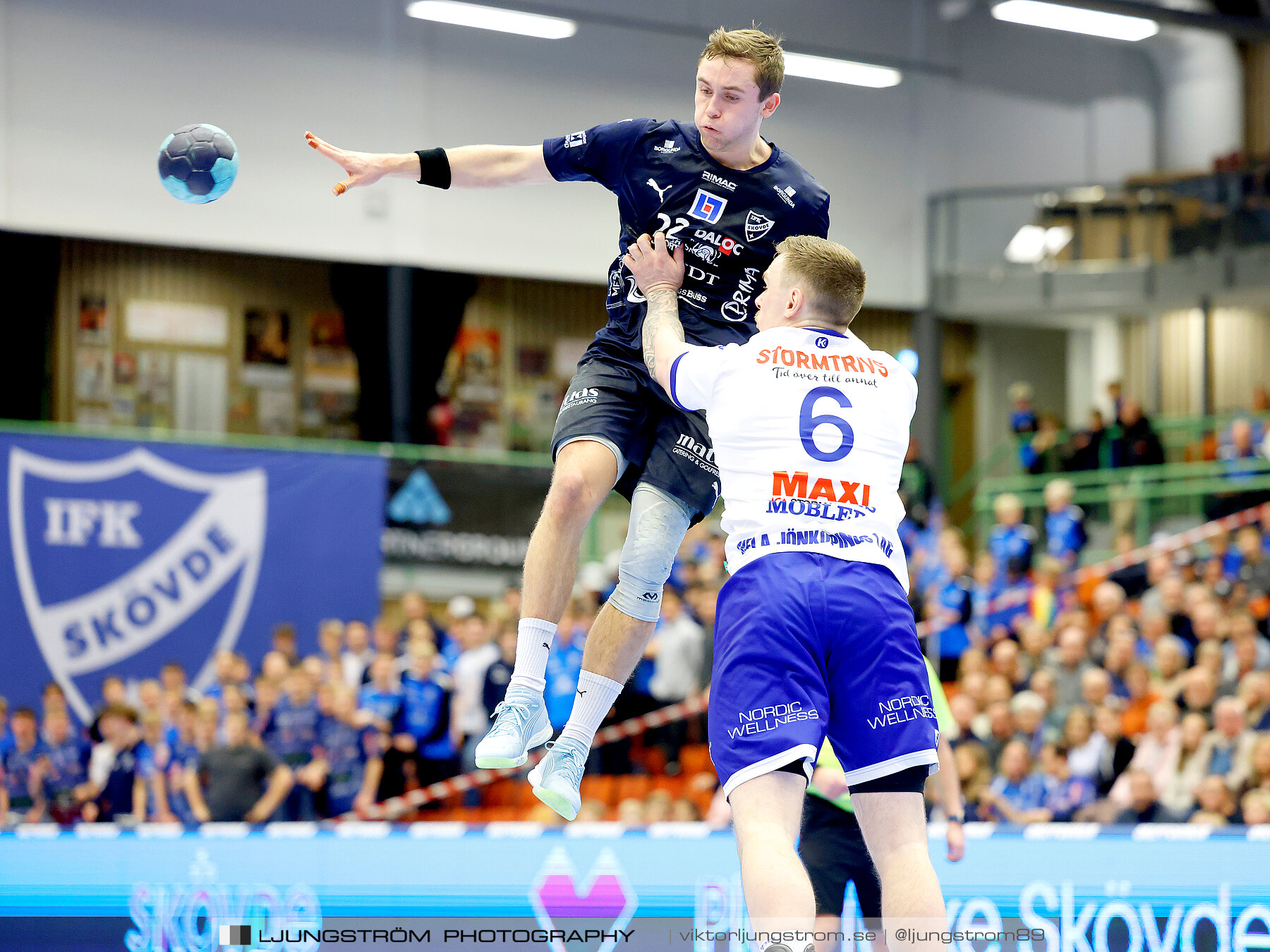 IFK Skövde HK-IF Hallby HK 34-28,herr,Arena Skövde,Skövde,Sverige,Handboll,,2023,321632