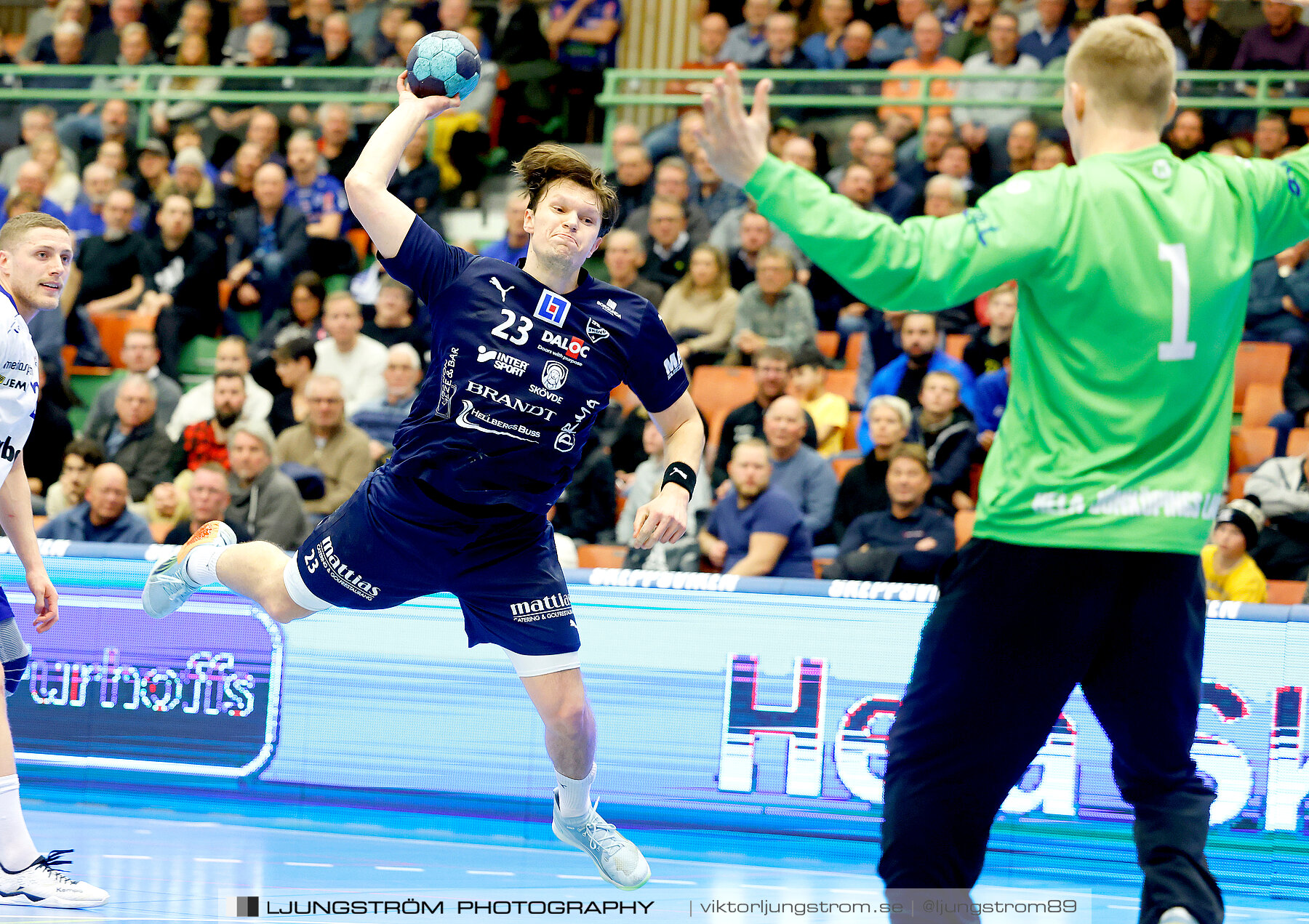 IFK Skövde HK-IF Hallby HK 34-28,herr,Arena Skövde,Skövde,Sverige,Handboll,,2023,321707