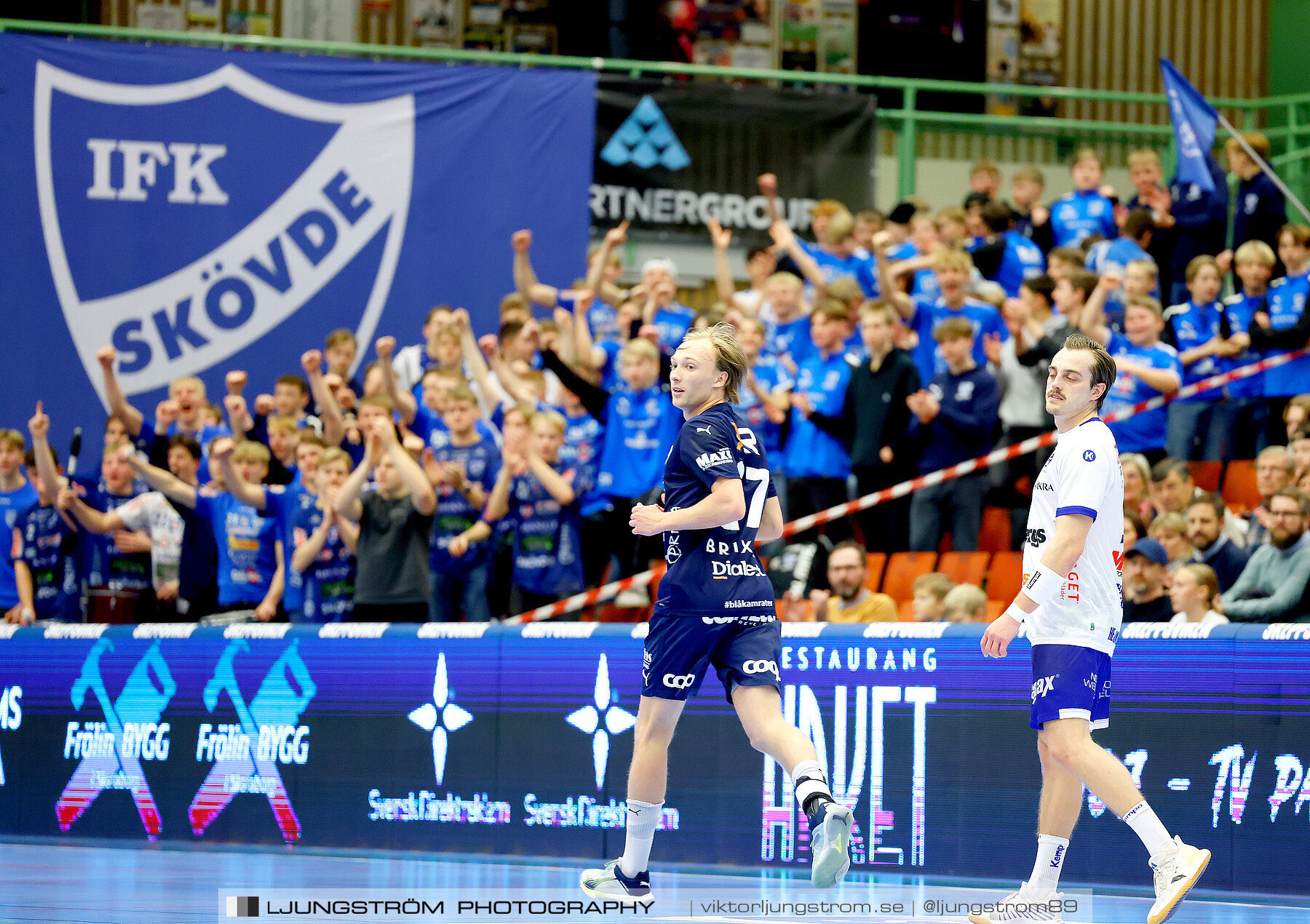 IFK Skövde HK-IF Hallby HK 34-28,herr,Arena Skövde,Skövde,Sverige,Handboll,,2023,321711