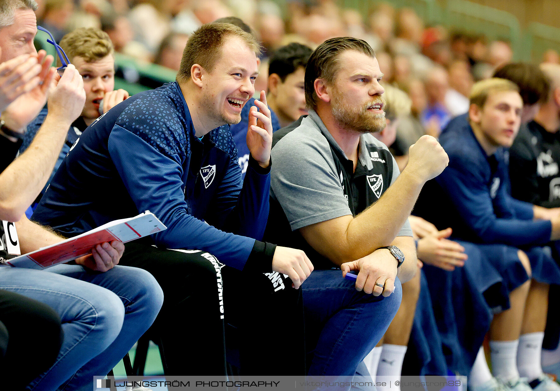 IFK Skövde HK-IF Hallby HK 34-28,herr,Arena Skövde,Skövde,Sverige,Handboll,,2023,321754