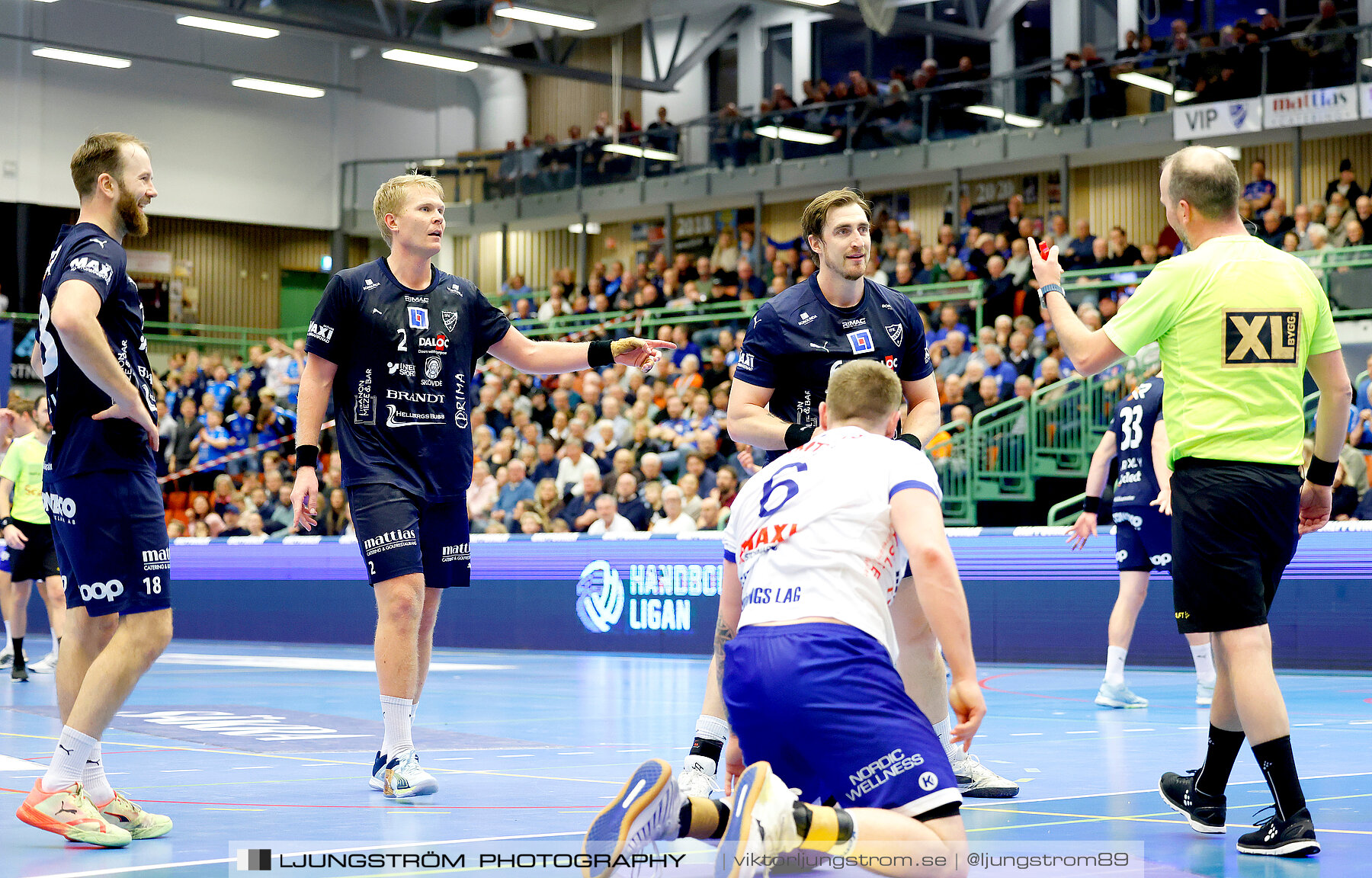 IFK Skövde HK-IF Hallby HK 34-28,herr,Arena Skövde,Skövde,Sverige,Handboll,,2023,321764