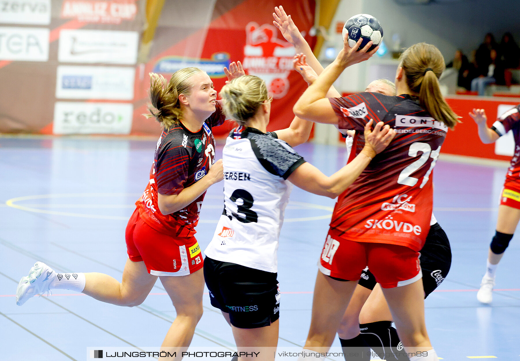 Annliz Cup Superelit Fredrikstad BK-Skövde HF 23-23,dam,Skövde Idrottshall,Skövde,Sverige,Handboll,,2023,323243