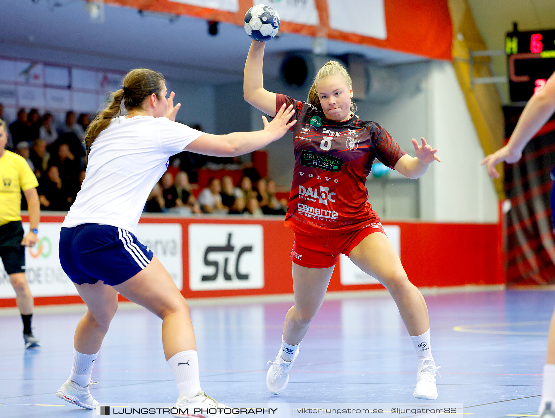 Annliz Cup Superelit Hellerup IK-Skövde HF 17-30,dam,Skövde Idrottshall,Skövde,Sverige,Handboll,,2023,324002