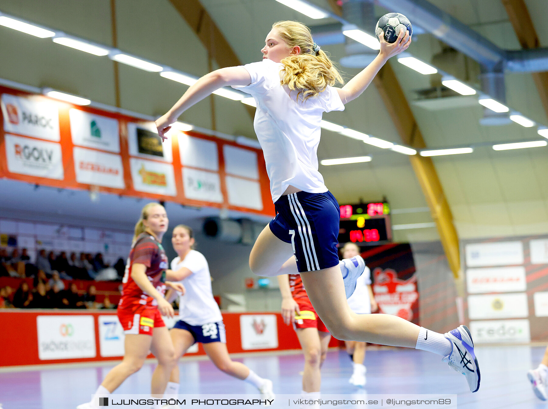 Annliz Cup Superelit Hellerup IK-Skövde HF 17-30,dam,Skövde Idrottshall,Skövde,Sverige,Handboll,,2023,324076