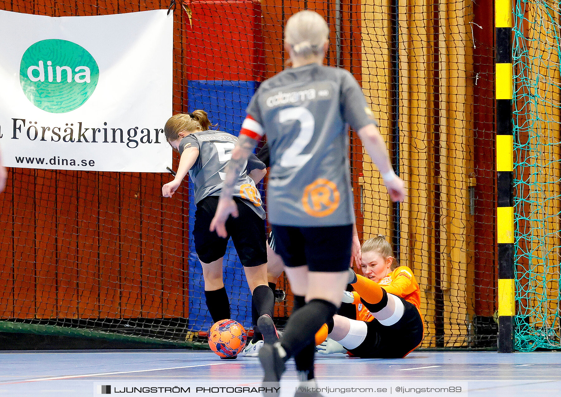 Dina-cupen 2024 FINAL Skövde KIK-Falköpings FC 1 0-1,dam,Idrottshallen,Töreboda,Sverige,Futsal,,2024,325581