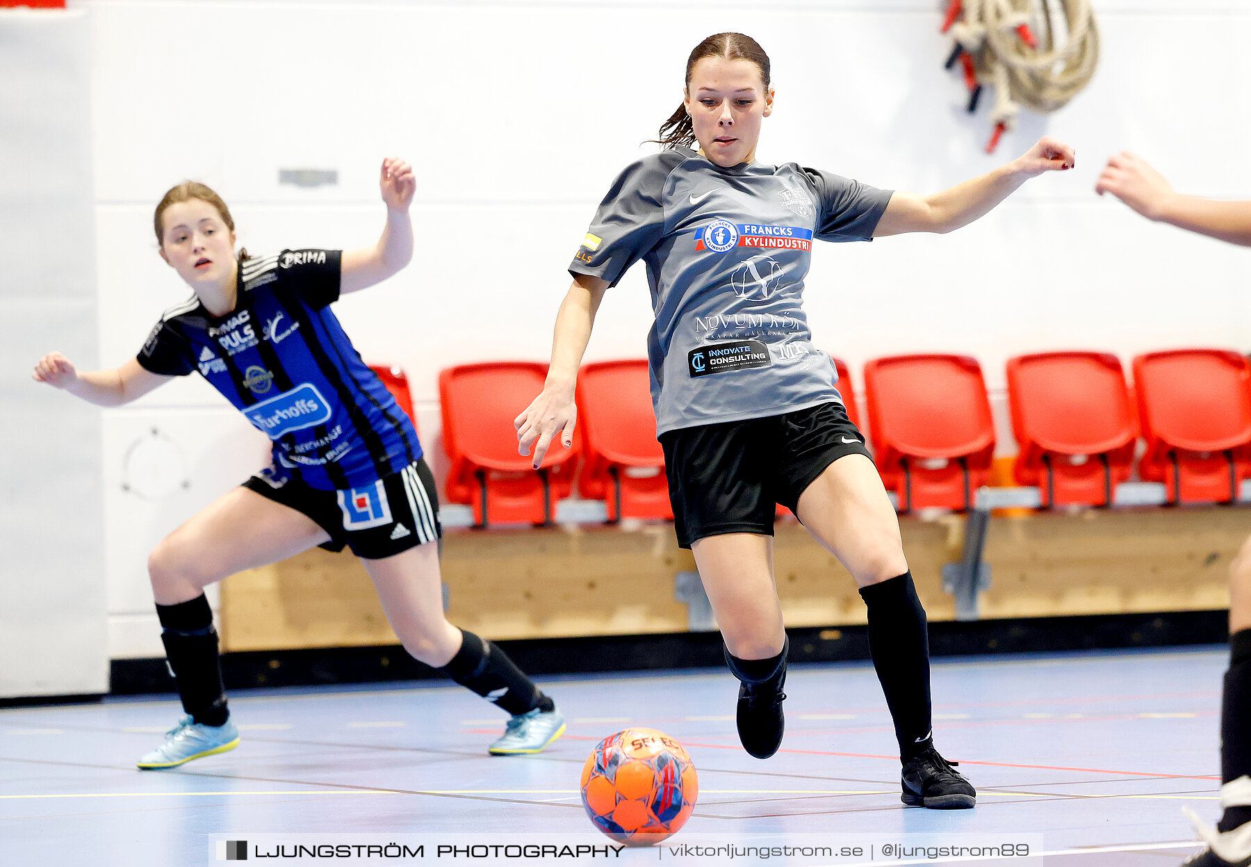 Dina-cupen 2024 FINAL Skövde KIK-Falköpings FC 1 0-1,dam,Idrottshallen,Töreboda,Sverige,Futsal,,2024,325589