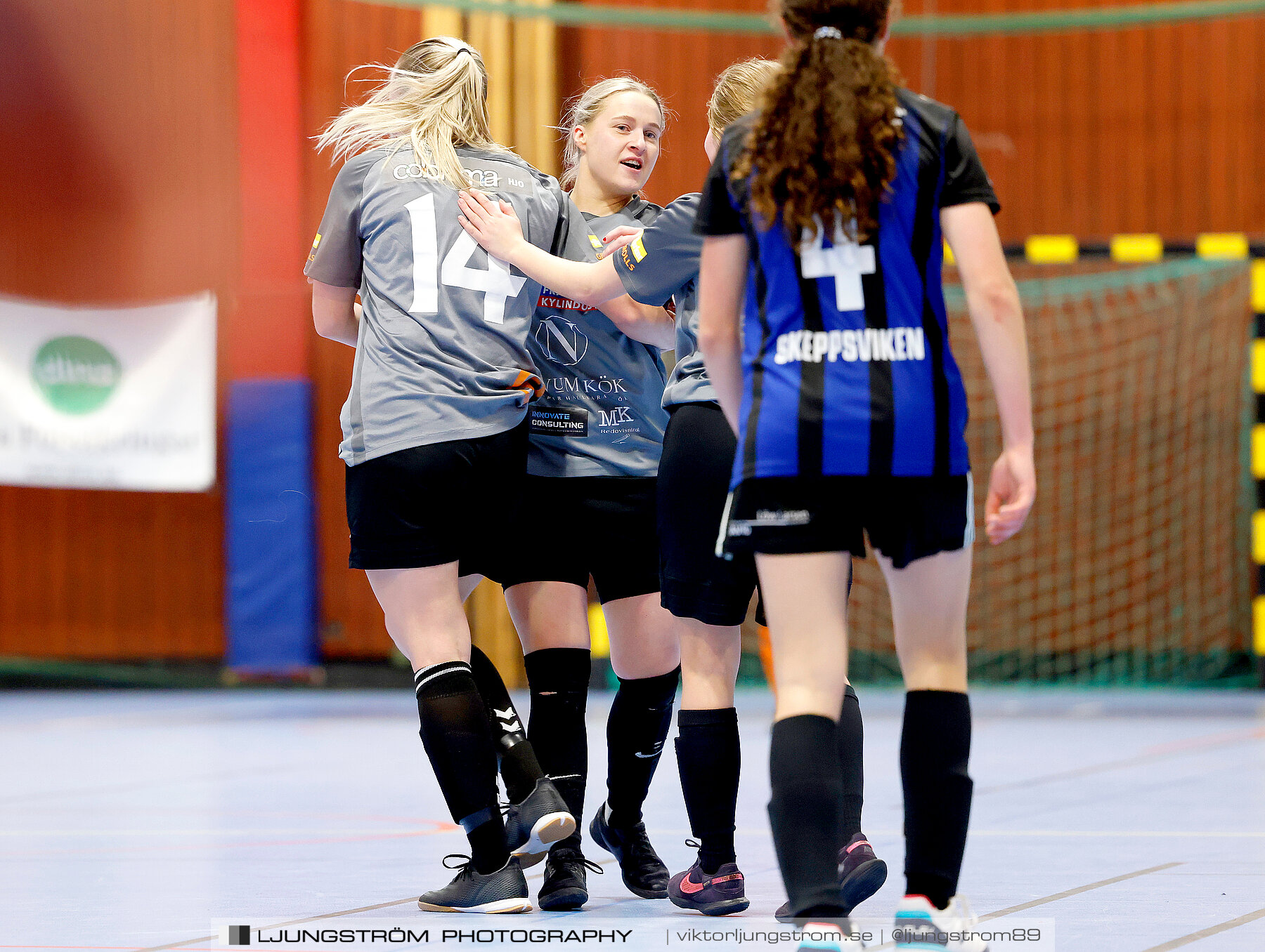 Dina-cupen 2024 FINAL Skövde KIK-Falköpings FC 1 0-1,dam,Idrottshallen,Töreboda,Sverige,Futsal,,2024,325714