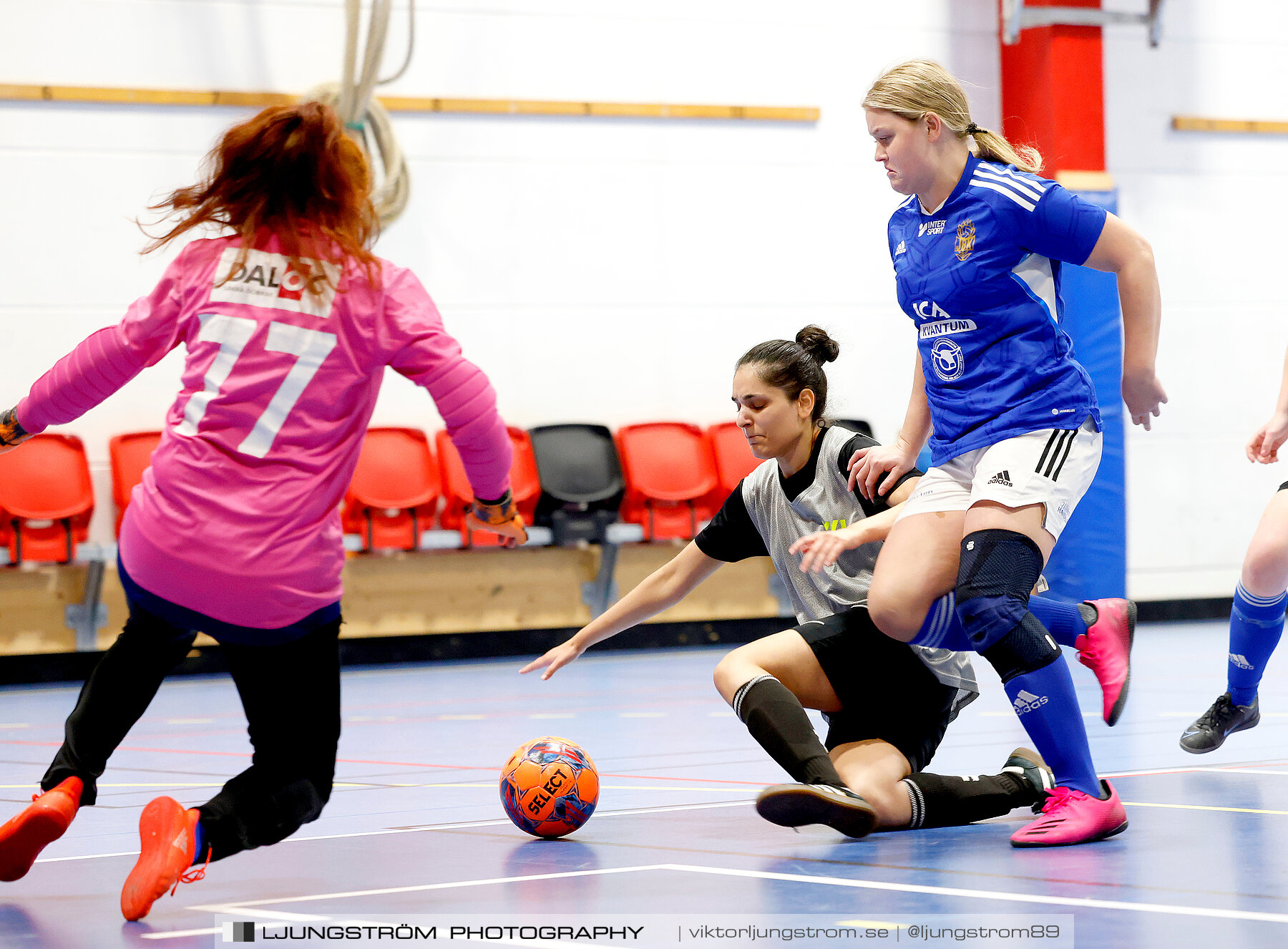 Dina-cupen 2024 Jula BK-Falköpings FC 2 0-2,dam,Idrottshallen,Töreboda,Sverige,Futsal,,2024,325818