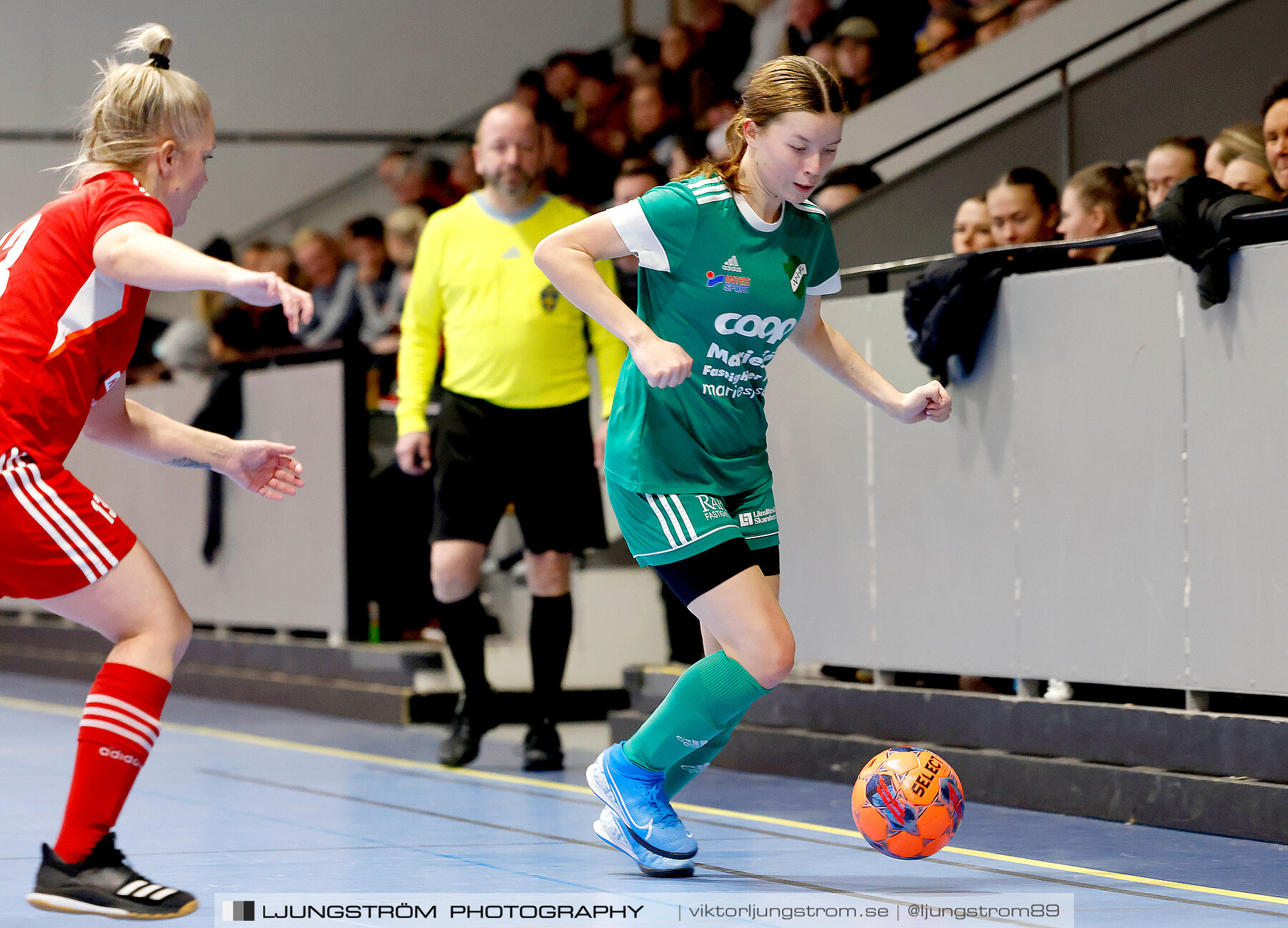 Dina-cupen 2024 1 4-final Mariestads BoIS FF-Våmbs IF 6-5,dam,Idrottshallen,Töreboda,Sverige,Futsal,,2024,326063