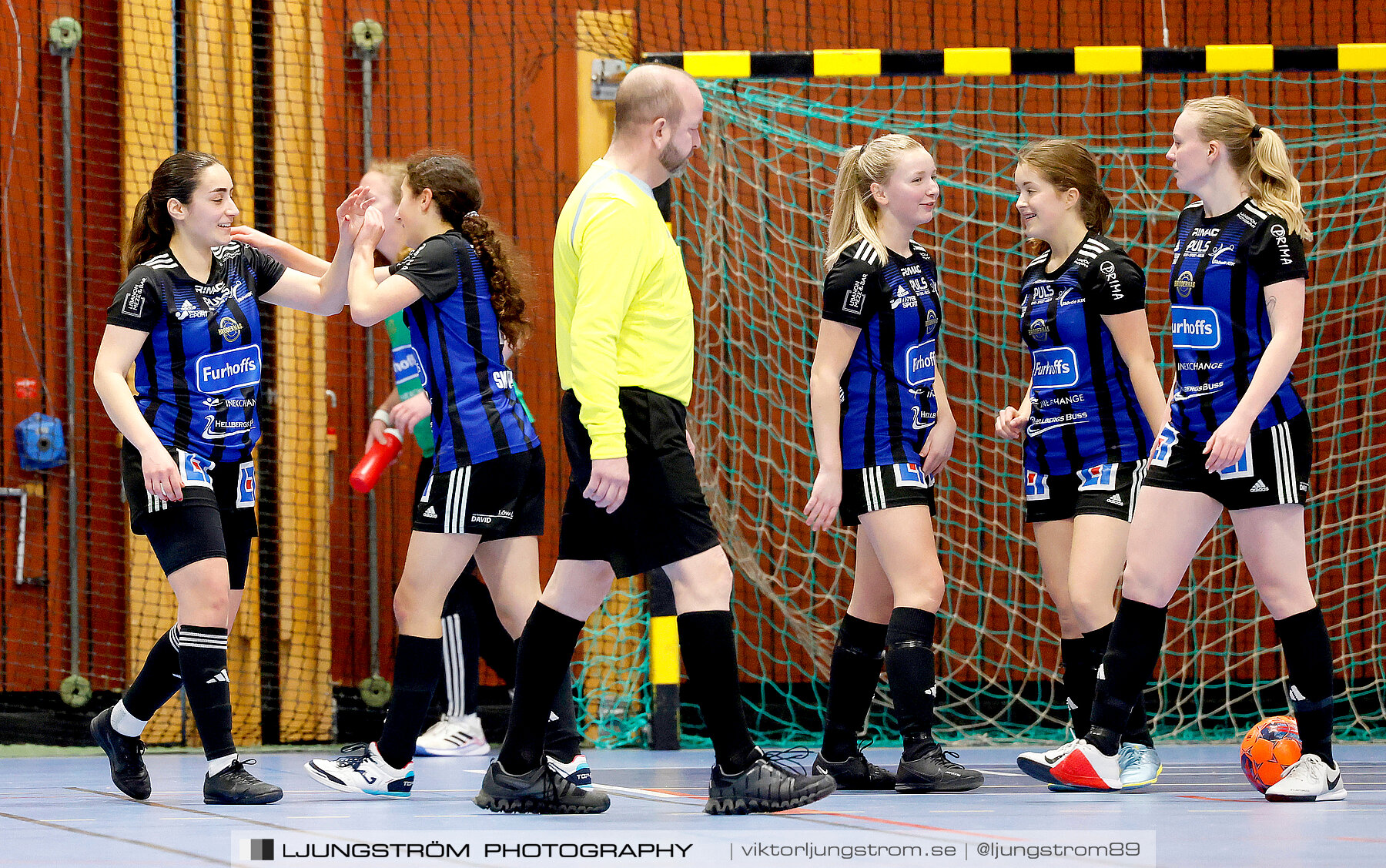 Dina-cupen 2024 1 2-final Skövde KIK-Mariestads BoIS FF 2-0,dam,Idrottshallen,Töreboda,Sverige,Futsal,,2024,326348