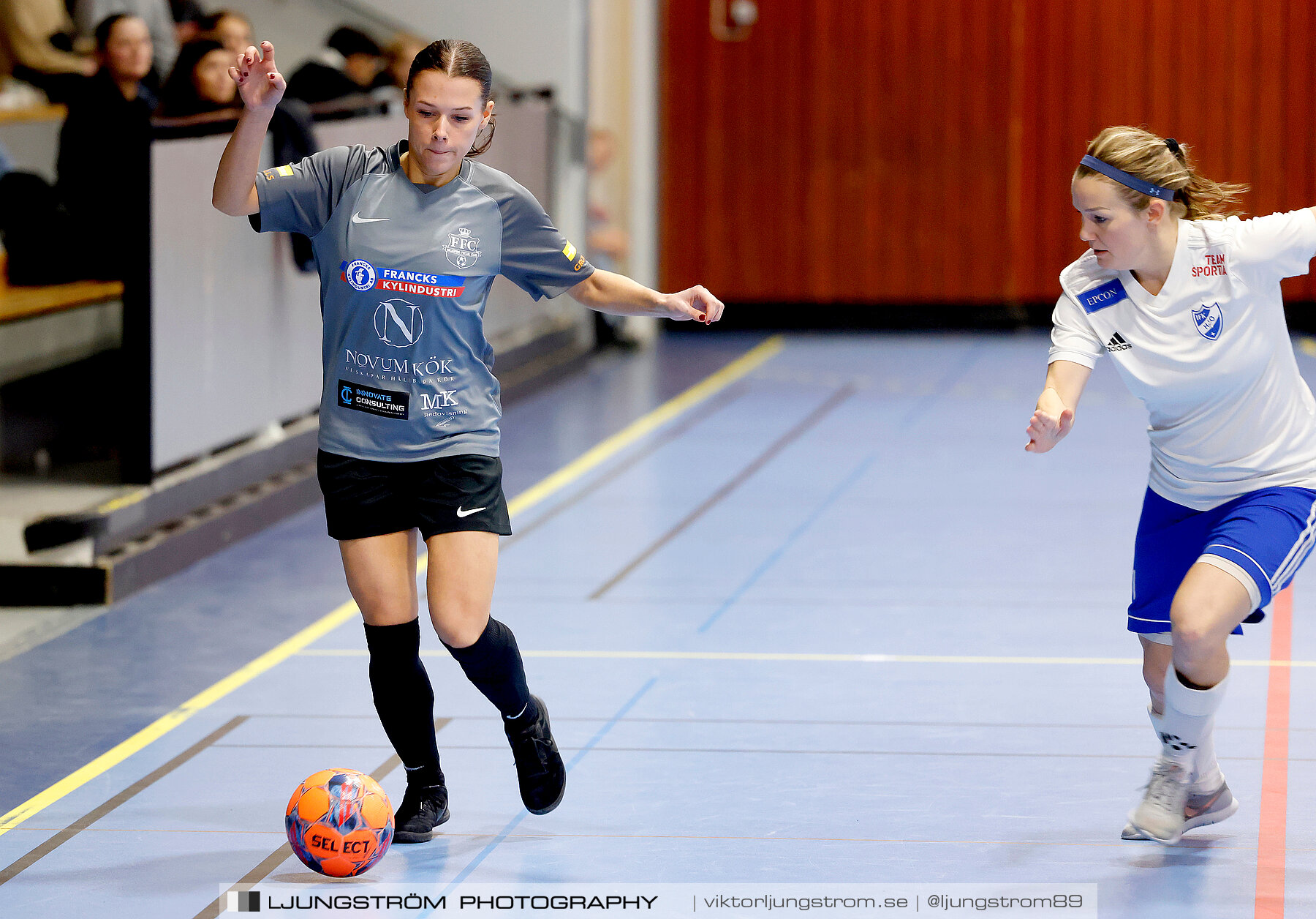 Dina-cupen 2024 1 2-final Falköpings FC 1-IFK Hjo 2-0,dam,Idrottshallen,Töreboda,Sverige,Futsal,,2024,326361