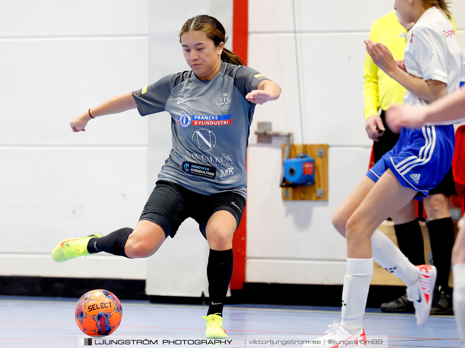 Dina-cupen 2024 1 2-final Falköpings FC 1-IFK Hjo 2-0,dam,Idrottshallen,Töreboda,Sverige,Futsal,,2024,326399