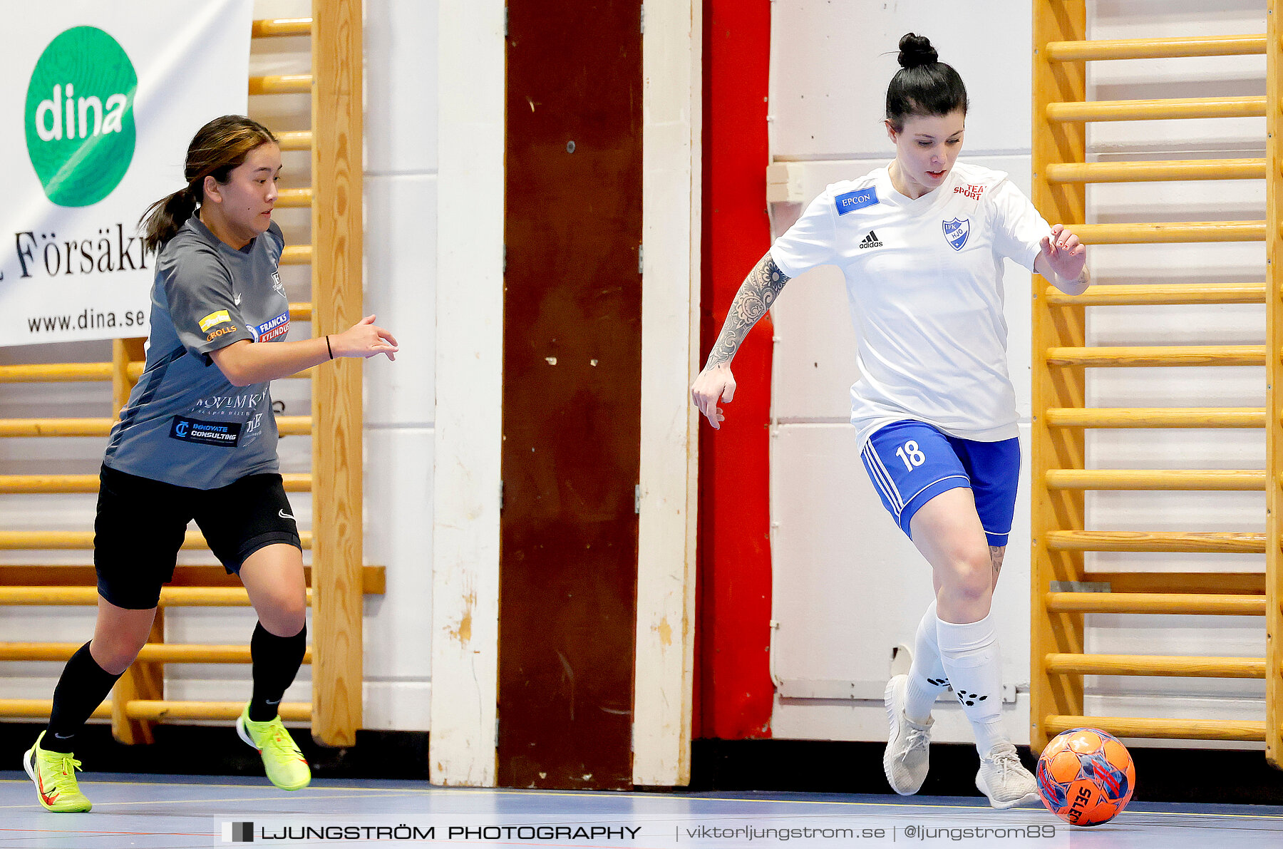 Dina-cupen 2024 1 2-final Falköpings FC 1-IFK Hjo 2-0,dam,Idrottshallen,Töreboda,Sverige,Futsal,,2024,326413