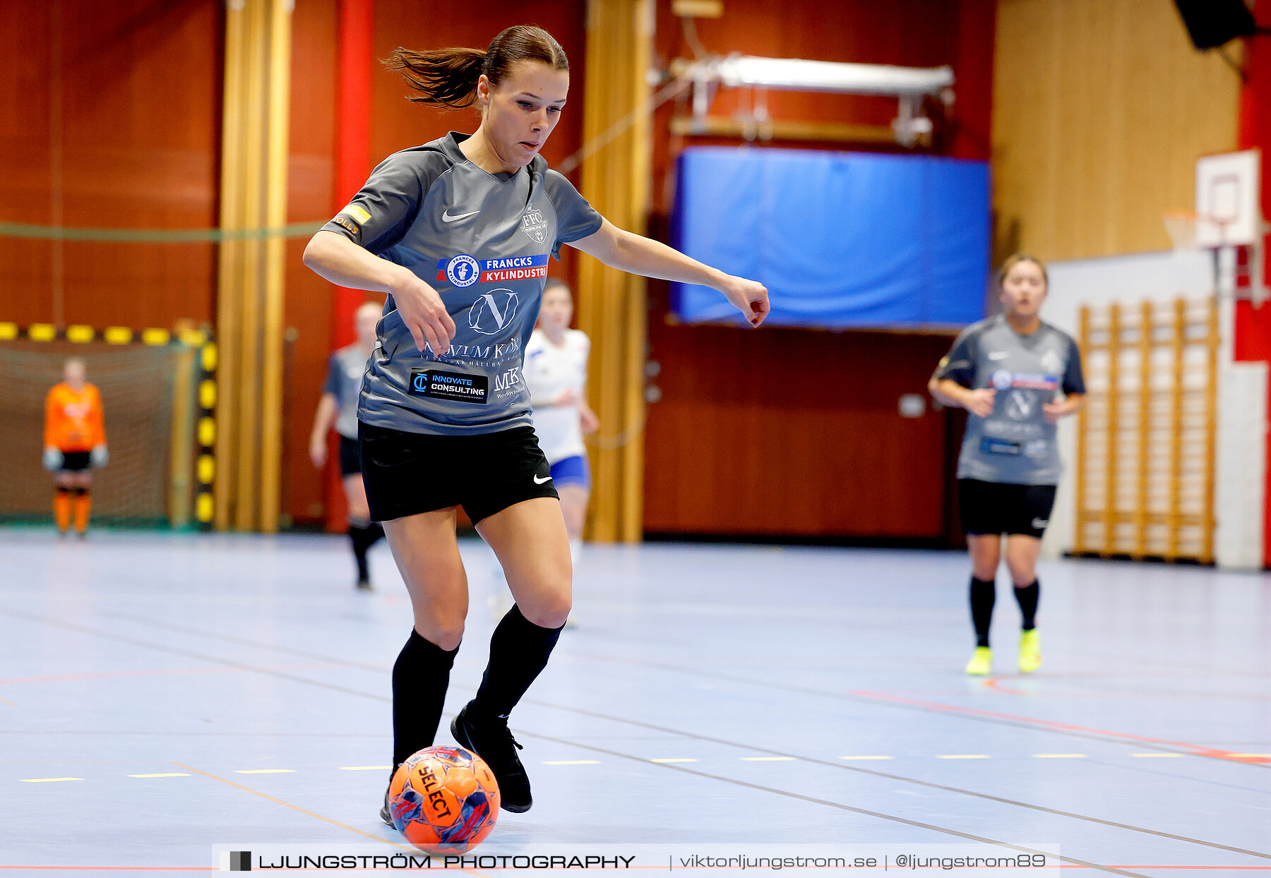 Dina-cupen 2024 1 2-final Falköpings FC 1-IFK Hjo 2-0,dam,Idrottshallen,Töreboda,Sverige,Futsal,,2024,326428