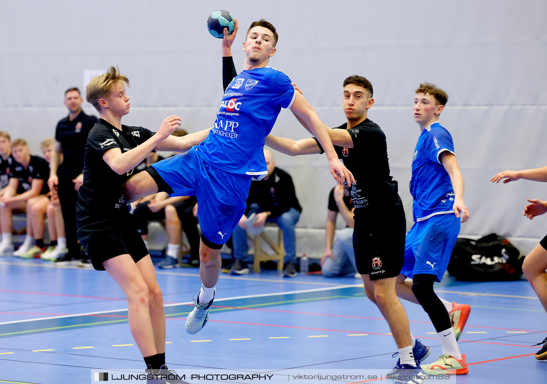 USM P16 Steg 3 IFK Skövde HK 1-Halmstad HF Röd 26-17,herr,Arena Skövde,Skövde,Sverige,Ungdoms-SM,Handboll,2024,329239