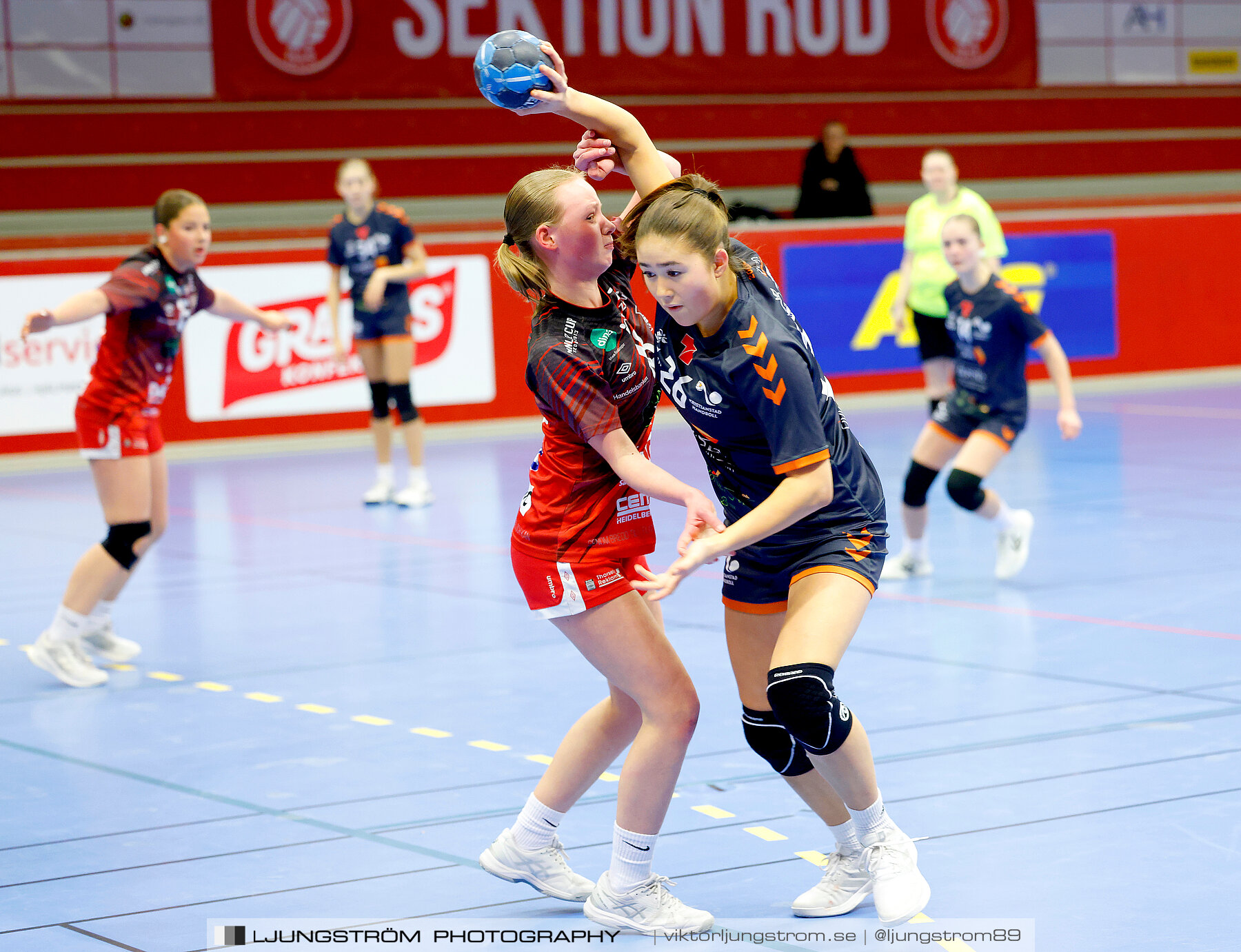 USM F14 Steg 3A Skövde HF Vit-Kristianstad HK 17-18,dam,Skövde Idrottshall,Skövde,Sverige,Ungdoms-SM,Handboll,2024,329466