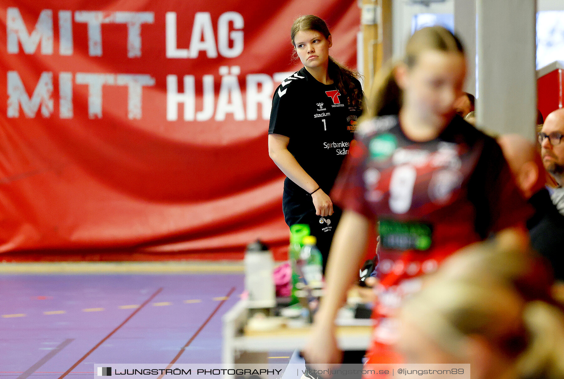 USM F14 Steg 3A Skövde HF Vit-Kristianstad HK 17-18,dam,Skövde Idrottshall,Skövde,Sverige,Ungdoms-SM,Handboll,2024,329536