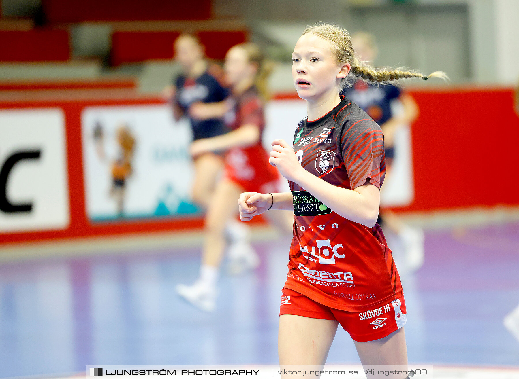 USM F14 Steg 3A Skövde HF Vit-Kristianstad HK 17-18,dam,Skövde Idrottshall,Skövde,Sverige,Ungdoms-SM,Handboll,2024,329561