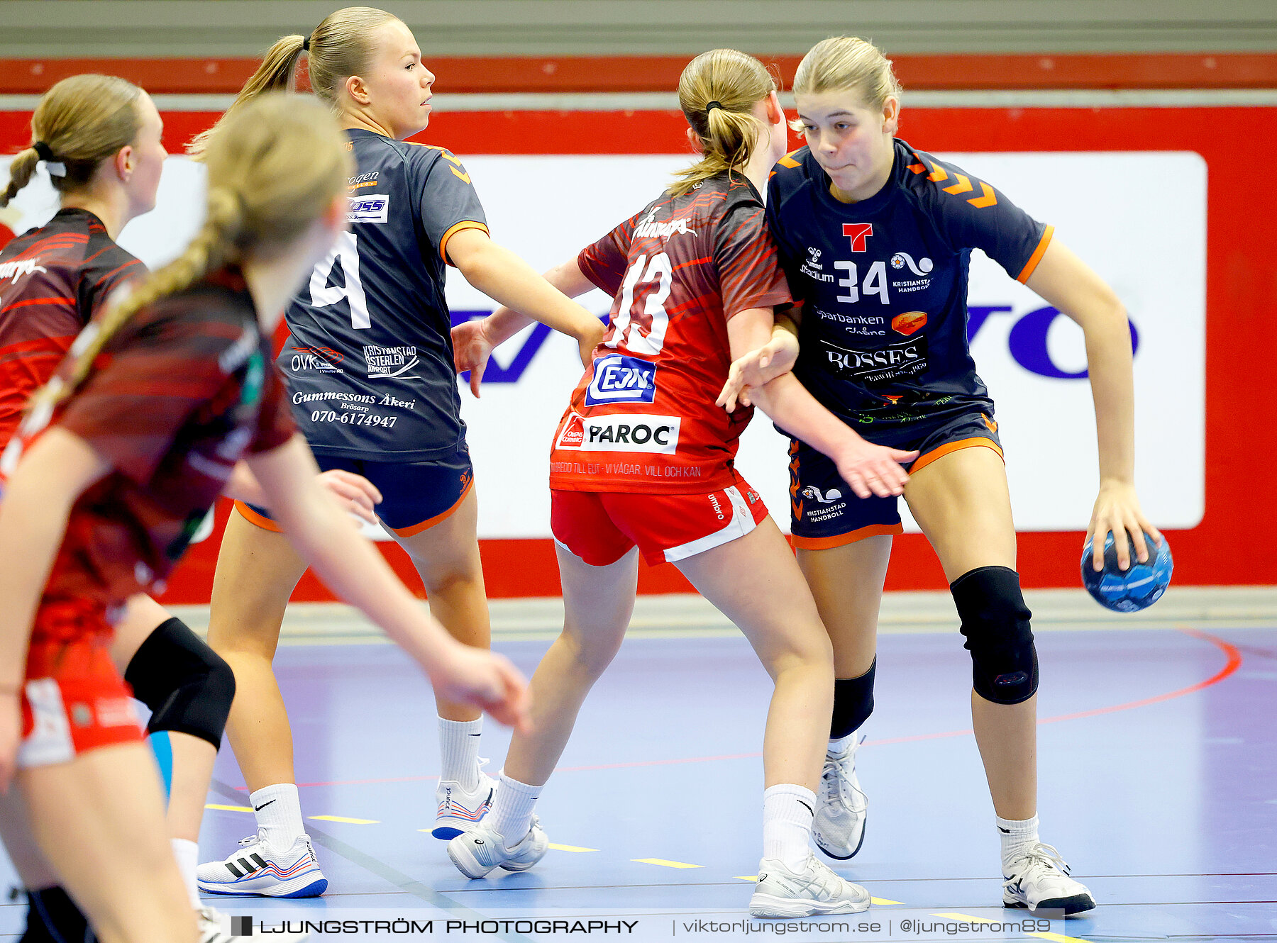 USM F14 Steg 3A Skövde HF Vit-Kristianstad HK 17-18,dam,Skövde Idrottshall,Skövde,Sverige,Ungdoms-SM,Handboll,2024,329566