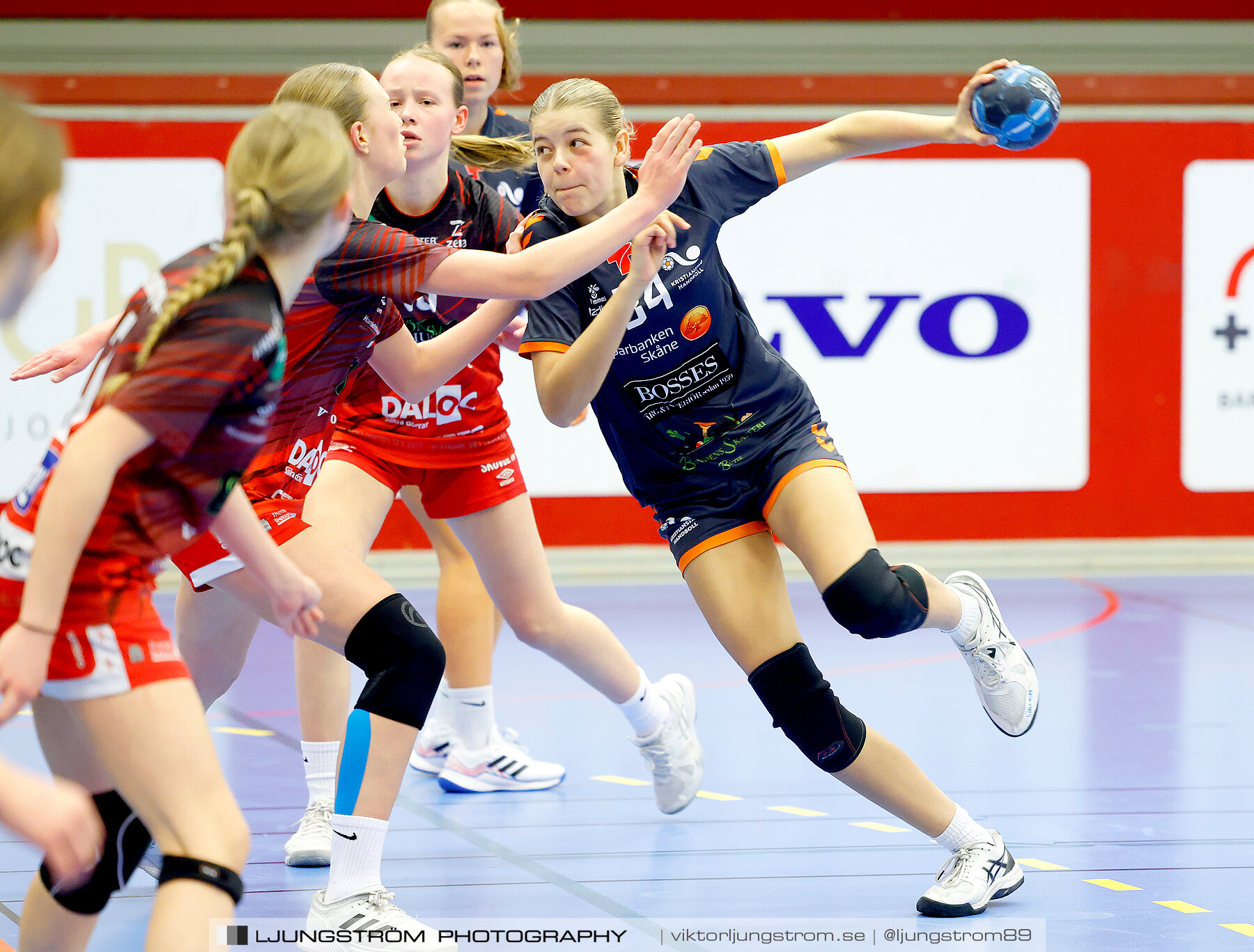 USM F14 Steg 3A Skövde HF Vit-Kristianstad HK 17-18,dam,Skövde Idrottshall,Skövde,Sverige,Ungdoms-SM,Handboll,2024,329568