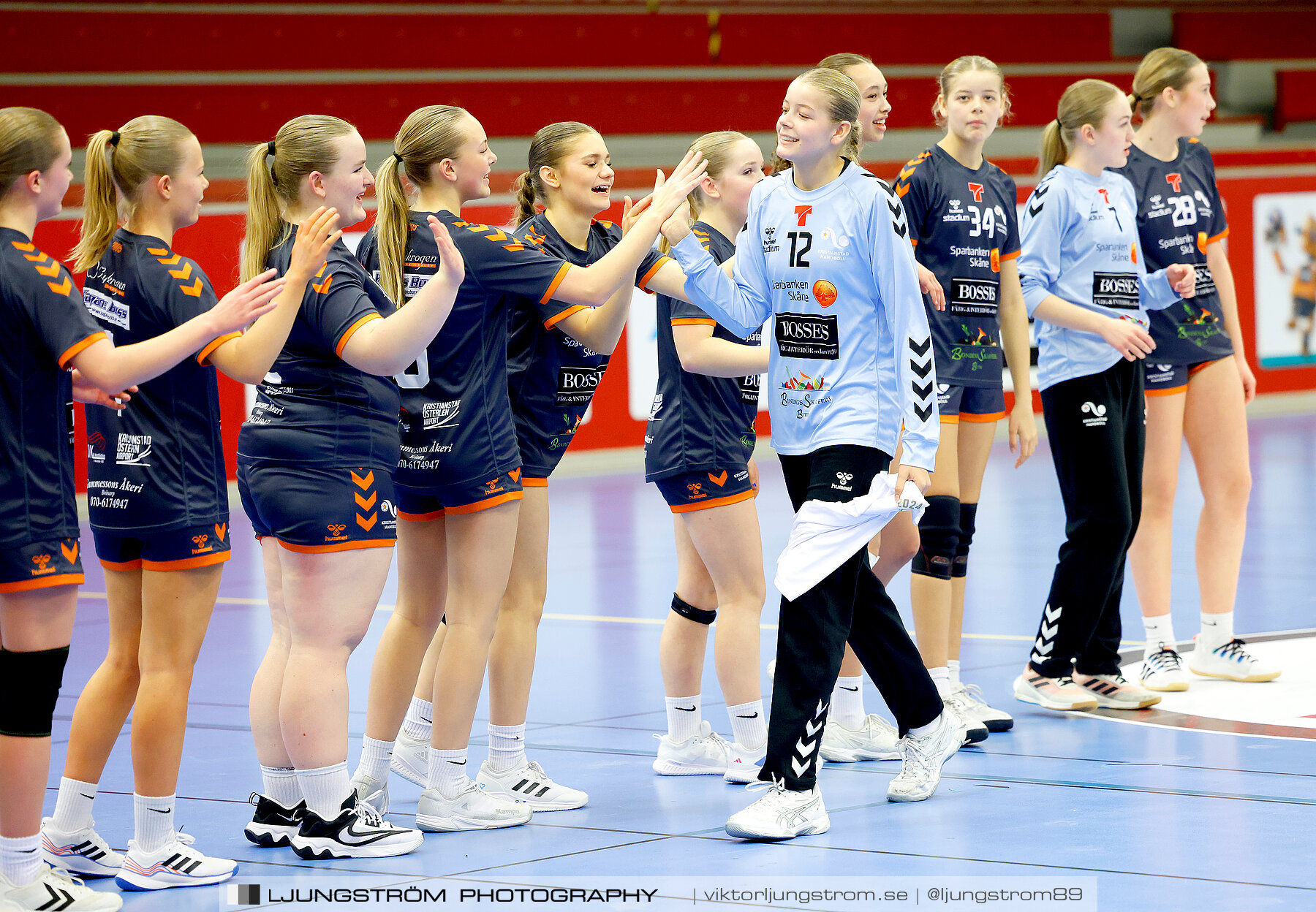 USM F14 Steg 3A Skövde HF Vit-Kristianstad HK 17-18,dam,Skövde Idrottshall,Skövde,Sverige,Ungdoms-SM,Handboll,2024,329710