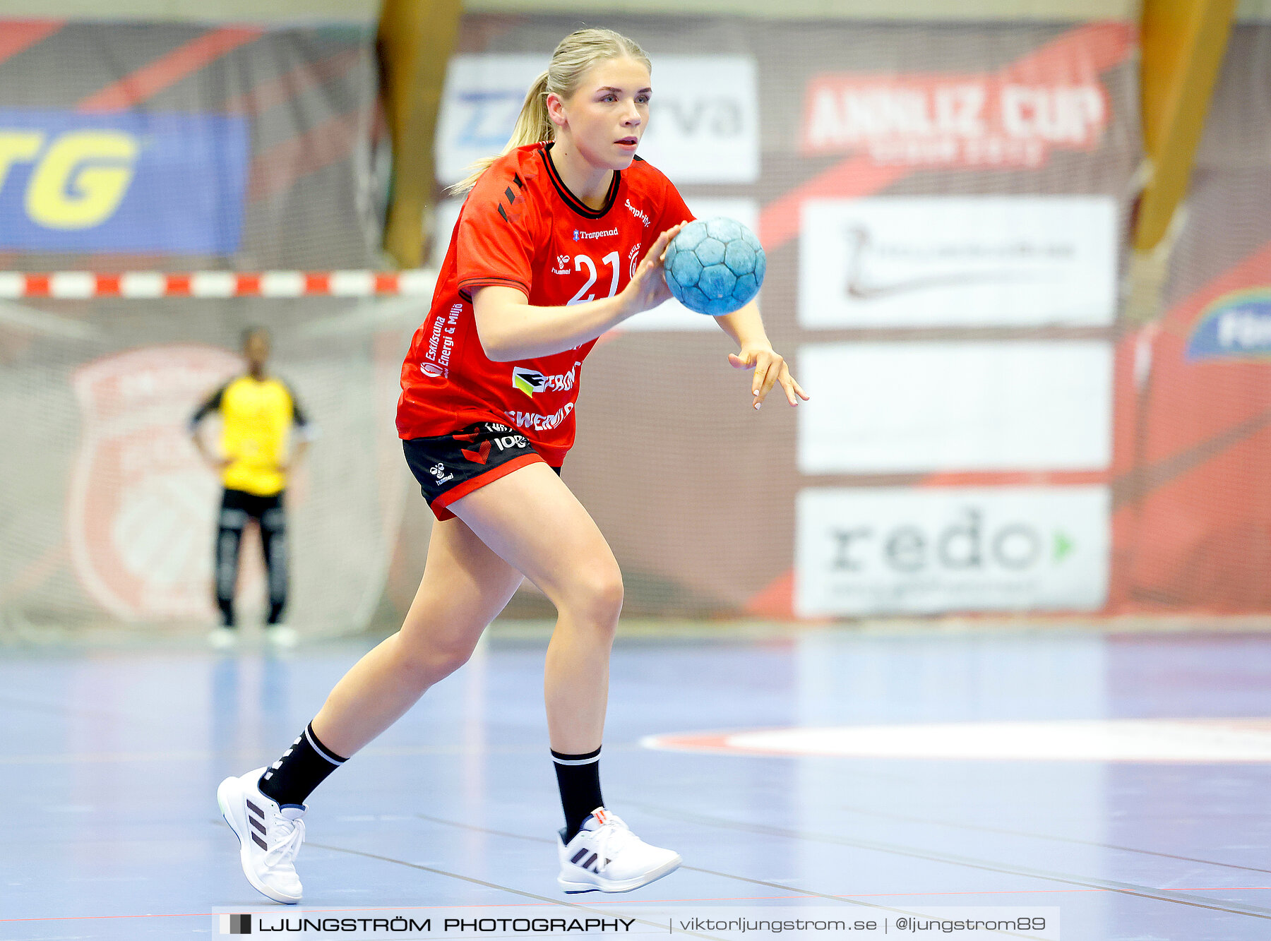 USM F18 Steg 4 Eskilstuna Guif IF-Huddinge HK 18-22,dam,Skövde Idrottshall,Skövde,Sverige,Ungdoms-SM,Handboll,2024,332299