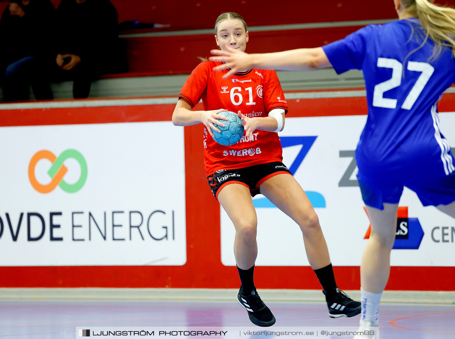 USM F18 Steg 4 Eskilstuna Guif IF-Huddinge HK 18-22,dam,Skövde Idrottshall,Skövde,Sverige,Ungdoms-SM,Handboll,2024,332320