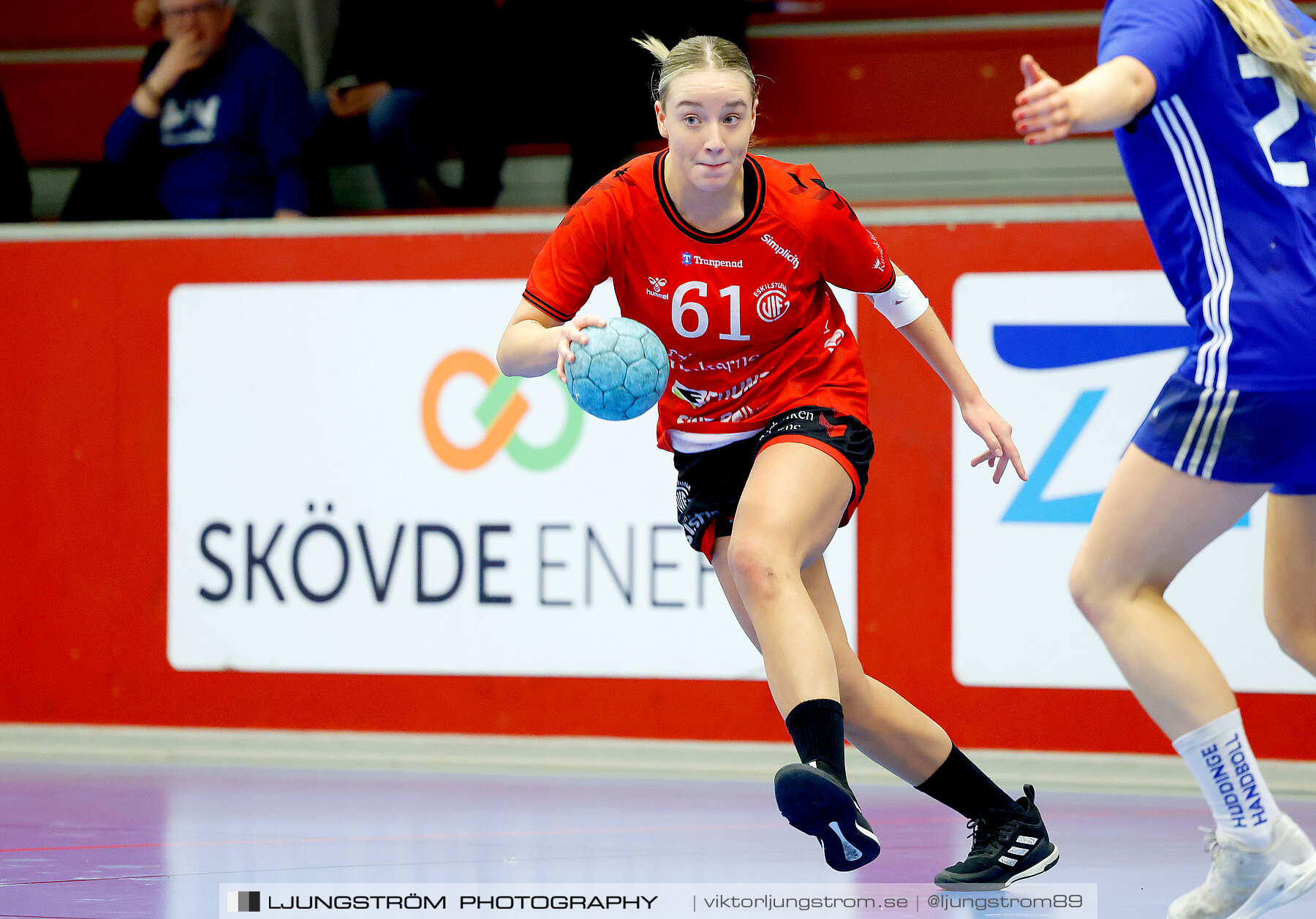 USM F18 Steg 4 Eskilstuna Guif IF-Huddinge HK 18-22,dam,Skövde Idrottshall,Skövde,Sverige,Ungdoms-SM,Handboll,2024,332326