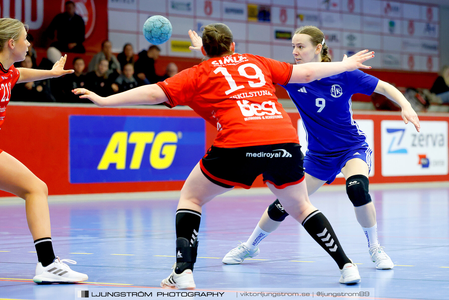 USM F18 Steg 4 Eskilstuna Guif IF-Huddinge HK 18-22,dam,Skövde Idrottshall,Skövde,Sverige,Ungdoms-SM,Handboll,2024,332607