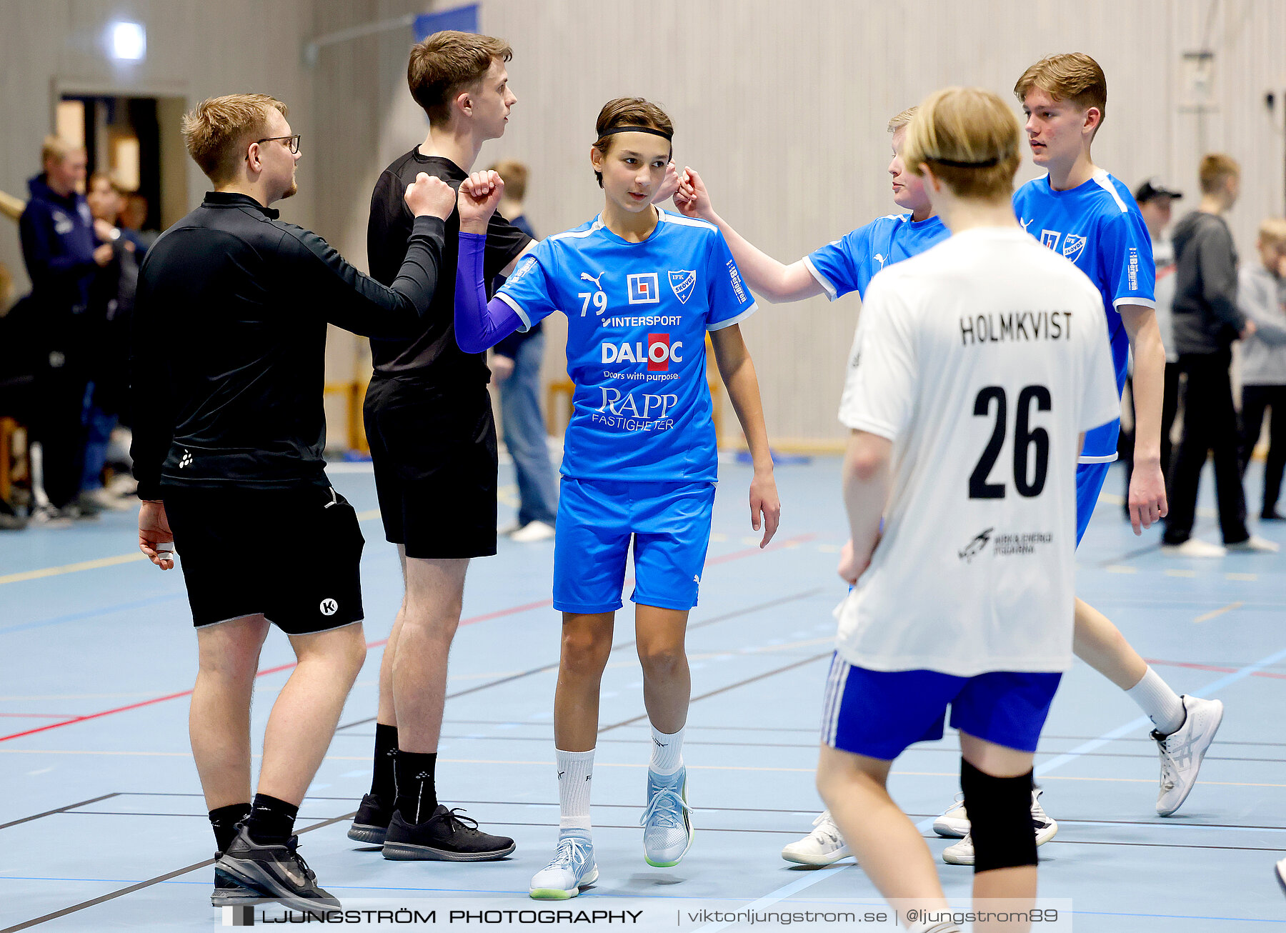 USM P14 Steg 4B IFK Skövde HK Blå-Torslanda HK 29-20,herr,Skövdehem Arena,Skövde,Sverige,Ungdoms-SM,Handboll,2024,333254