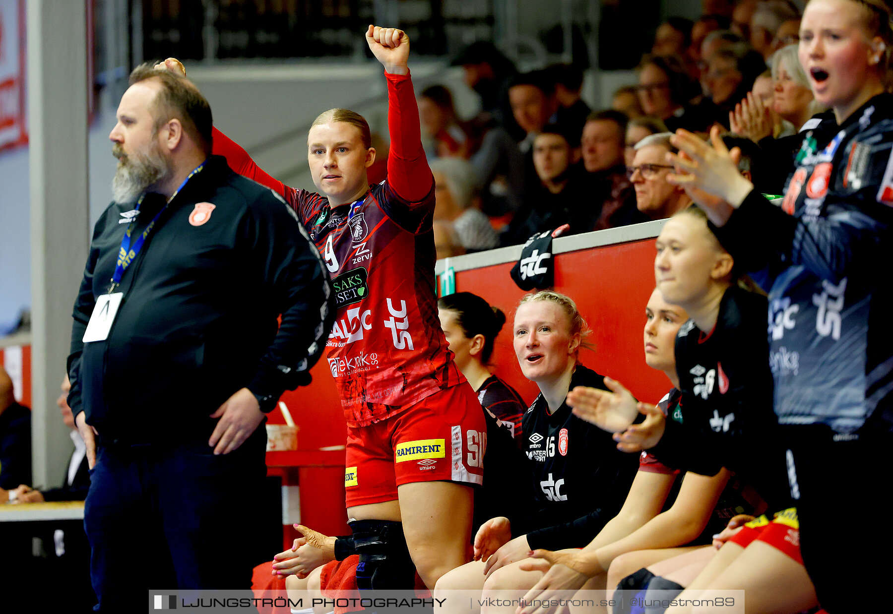 Skövde HF-Skuru IK 1/4-final 2 31-21,dam,Skövde Idrottshall,Skövde,Sverige,Handboll,,2024,336375