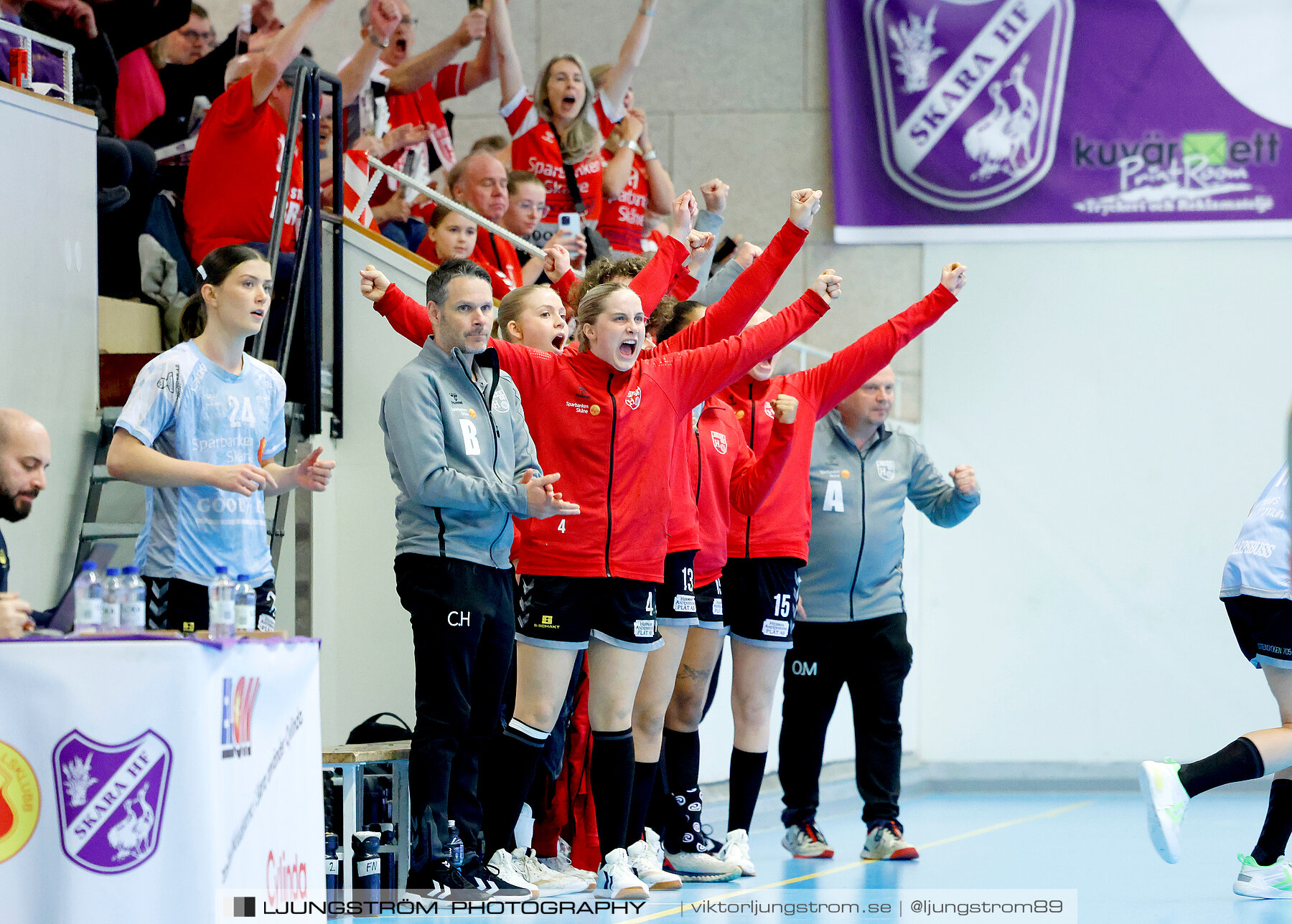 Skara HF-Höörs HK H65 1/4-final 4 31-25,dam,Skara Idrottshall,Skara,Sverige,Handboll,,2024,336868