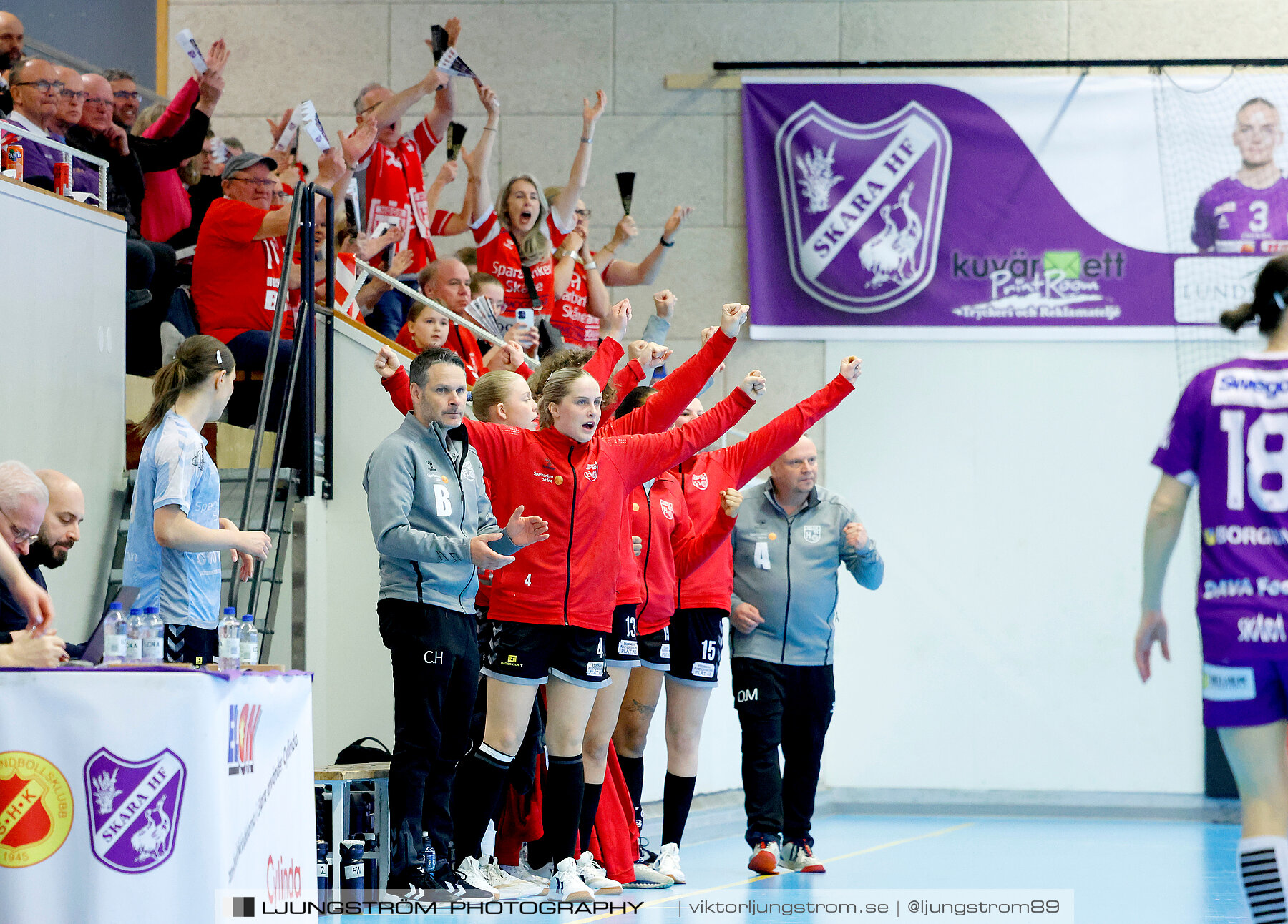 Skara HF-Höörs HK H65 1/4-final 4 31-25,dam,Skara Idrottshall,Skara,Sverige,Handboll,,2024,336869