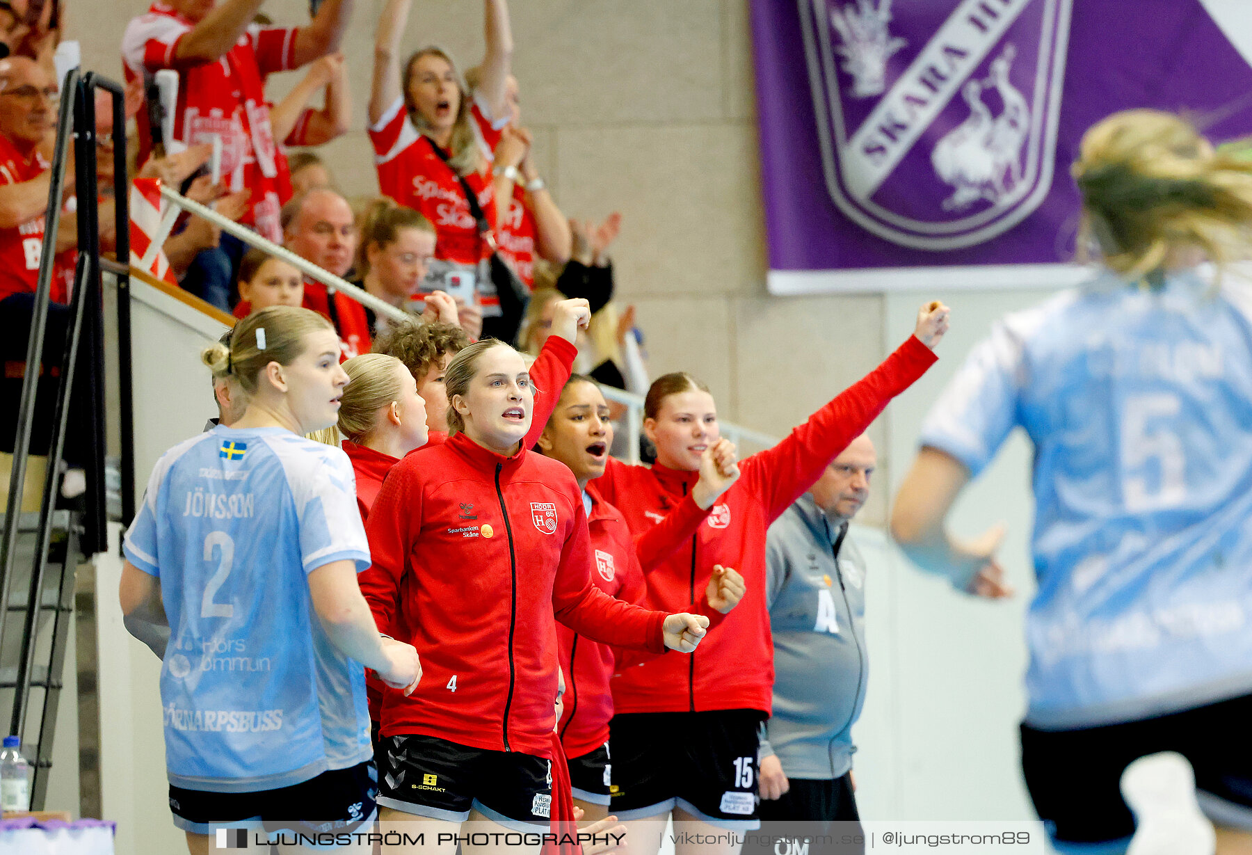 Skara HF-Höörs HK H65 1/4-final 4 31-25,dam,Skara Idrottshall,Skara,Sverige,Handboll,,2024,336879